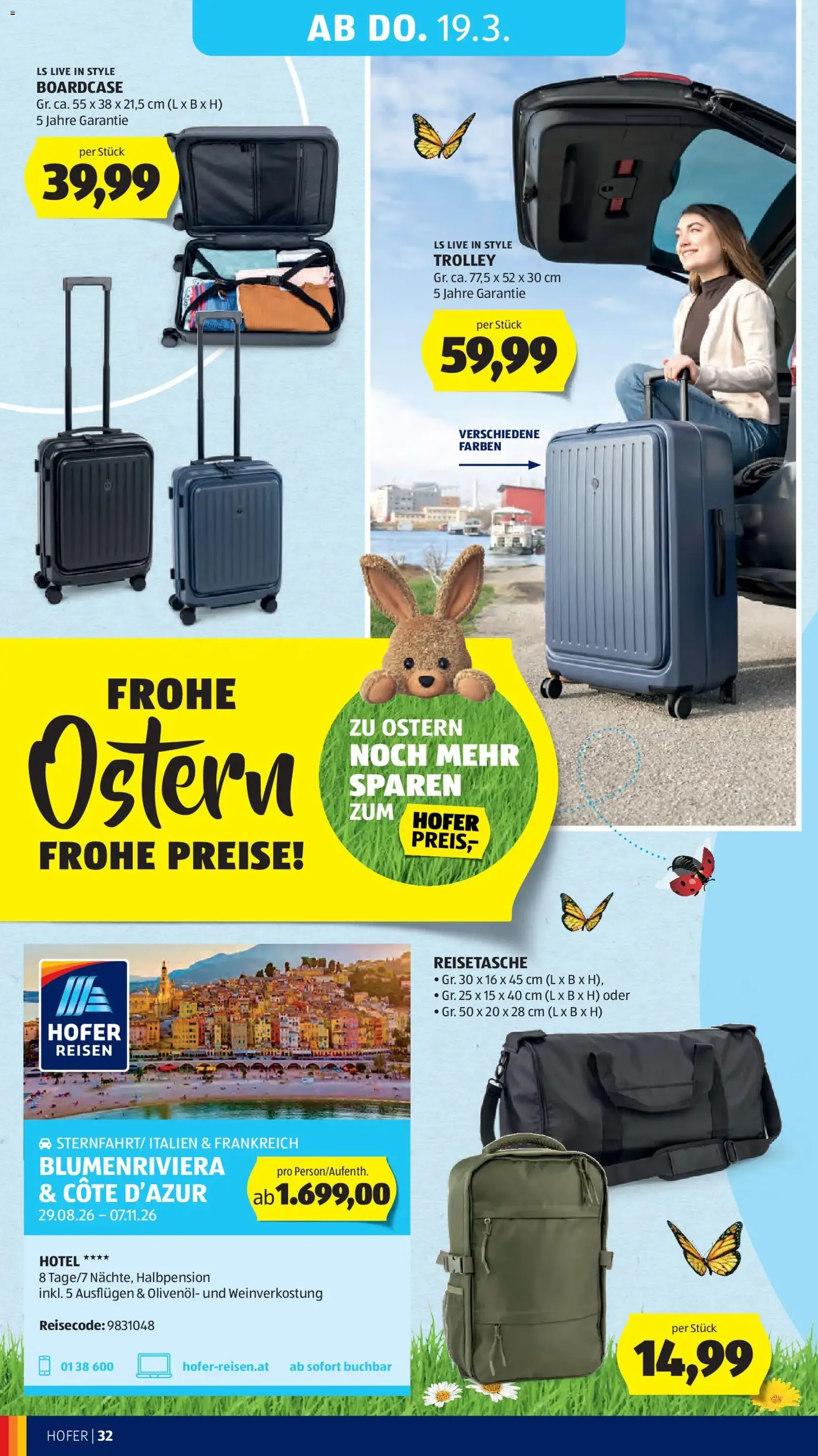 Hofer Flugblatt - Gültiger Prospekt ab 11.03.2026, Seite 39 von insgesamt 48