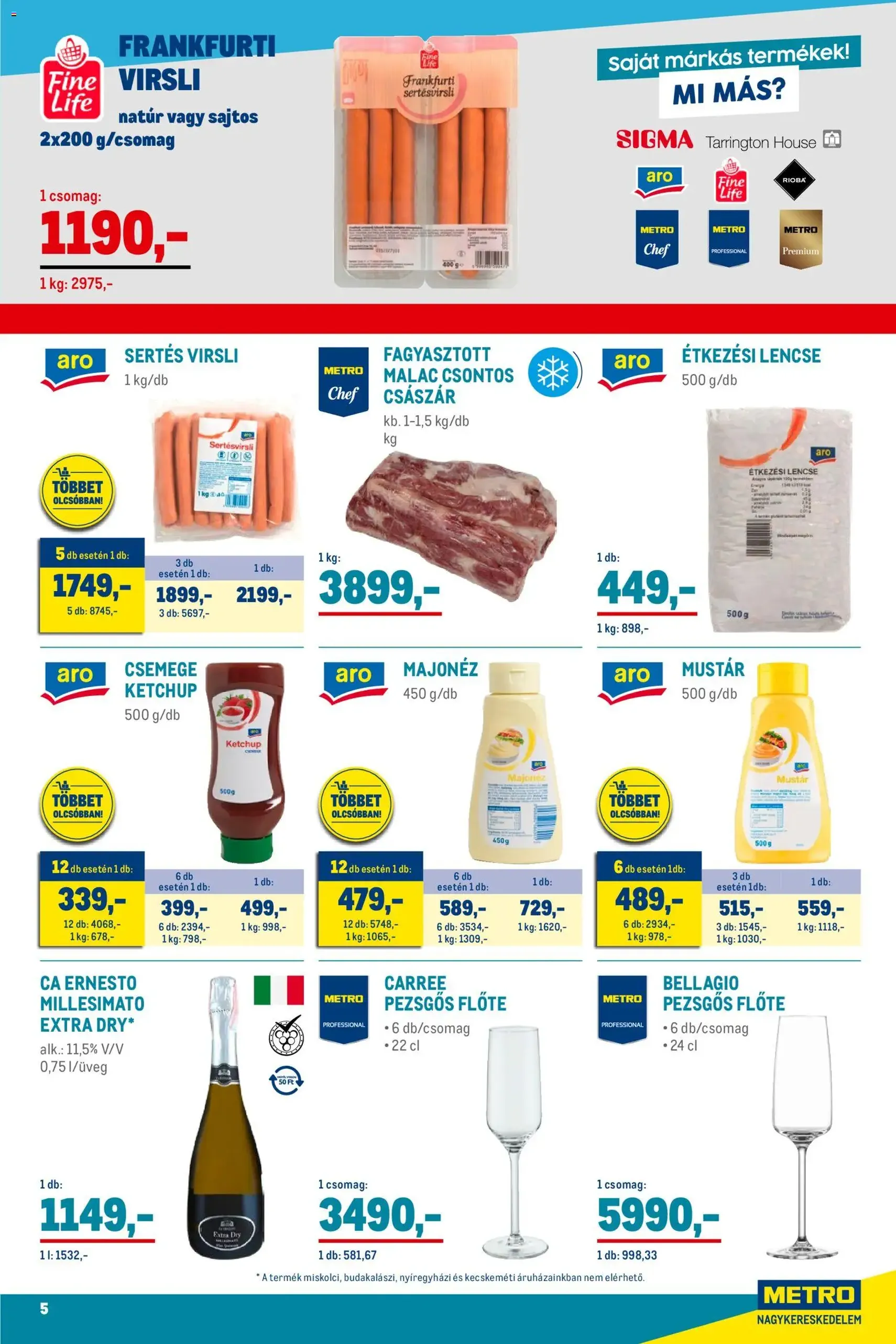 Metro - Élelmiszer és Szezonális katalógus 2025/12 - 2025.12.01. érvényes szórólap 5 oldal 33 oldalból