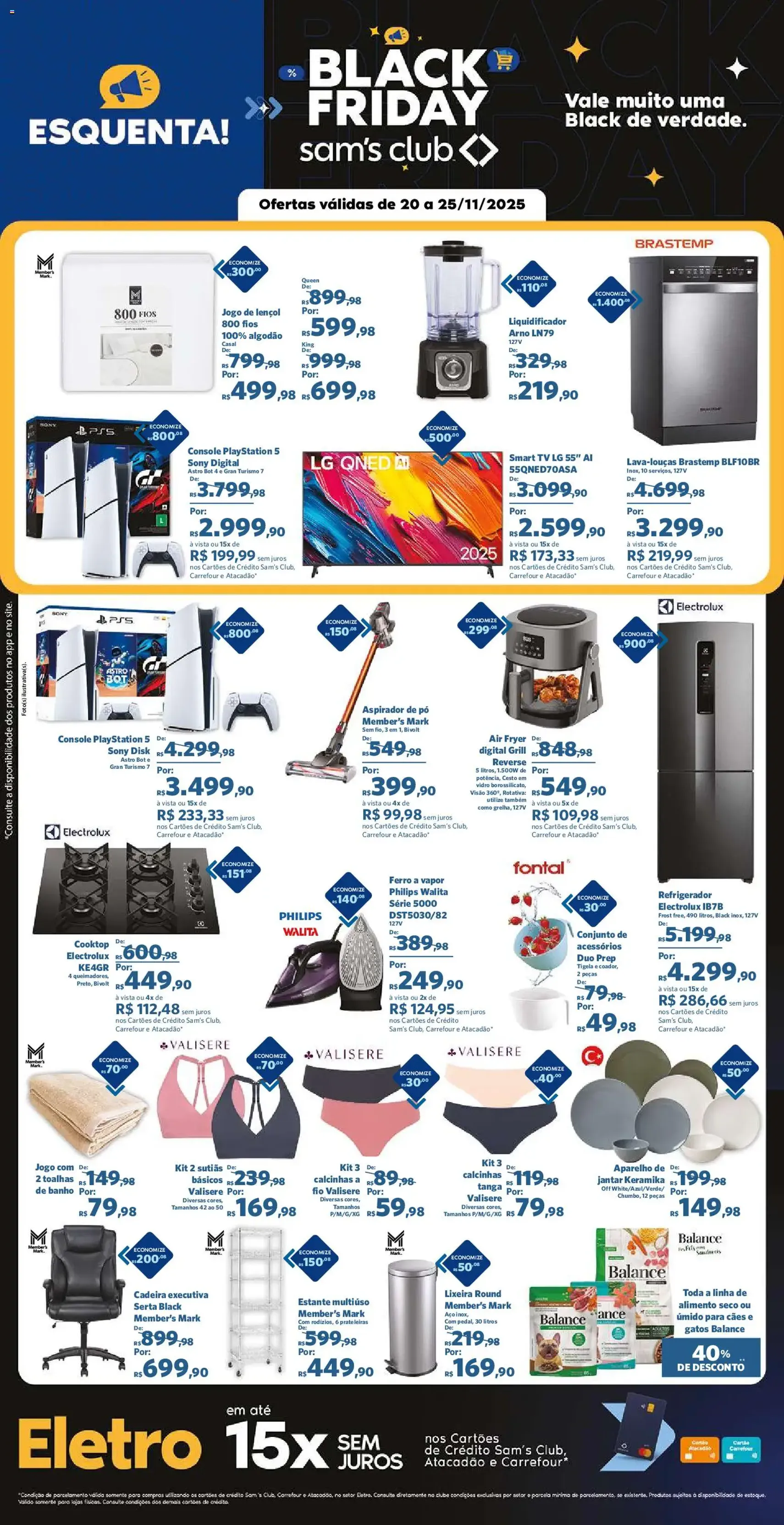 Sam's Club Black Friday - folheto válido a partir de 20/11/2025 página 1 de 5
