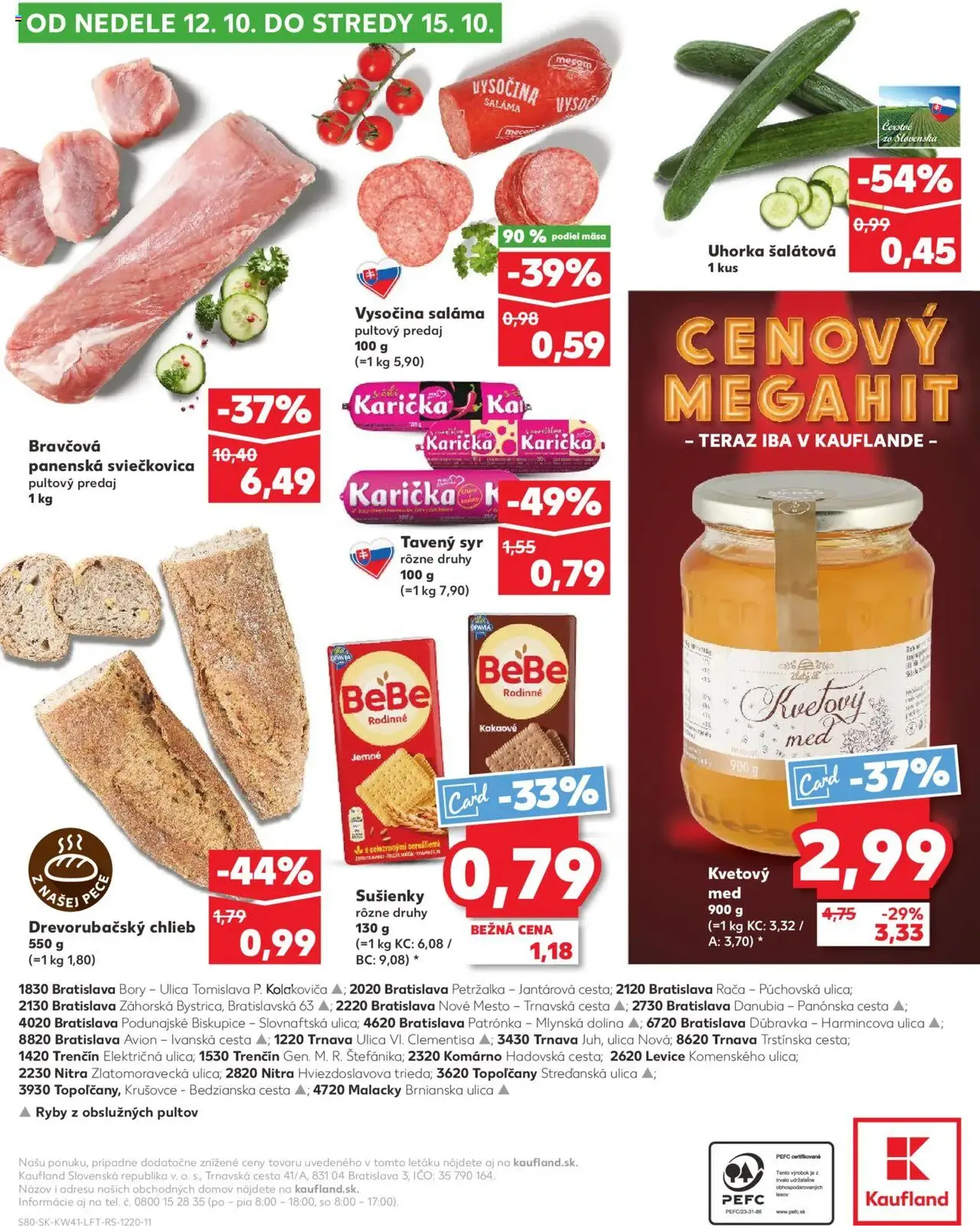 Kaufland Bratislava-Avion - platný leták od 09.10.2025 strana 80 z 80