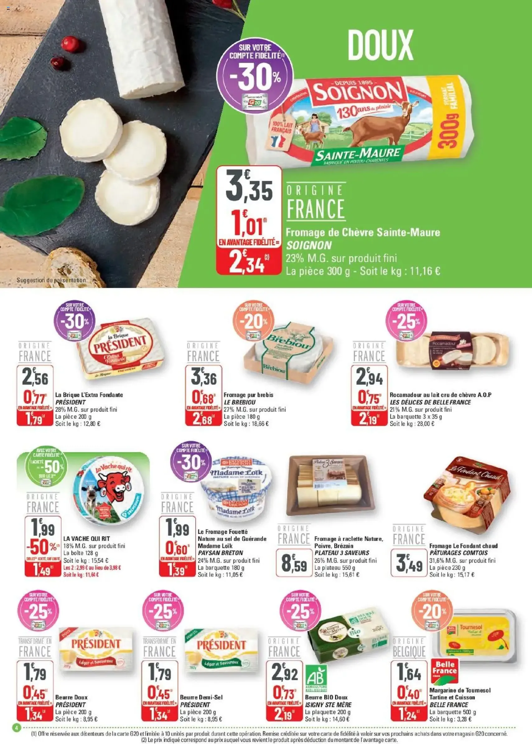 G20 Supermarchés catalogue - brochure valable à partir du 05/11/2025, page 4 sur 20