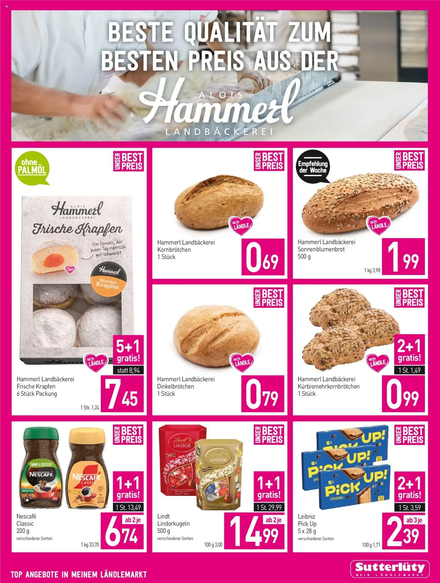 Sutterlüty Flugblatt - Gültiger Prospekt ab 02.01.2026, Seite 3 von insgesamt 20