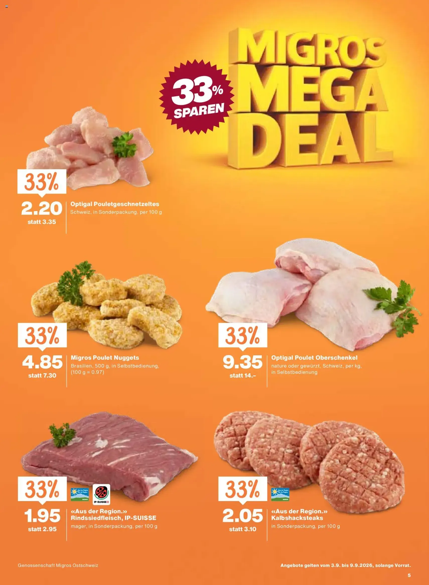 Migros aktionen - Gültiger Prospekt ab 03.09.2026, Seite 5 von insgesamt 20