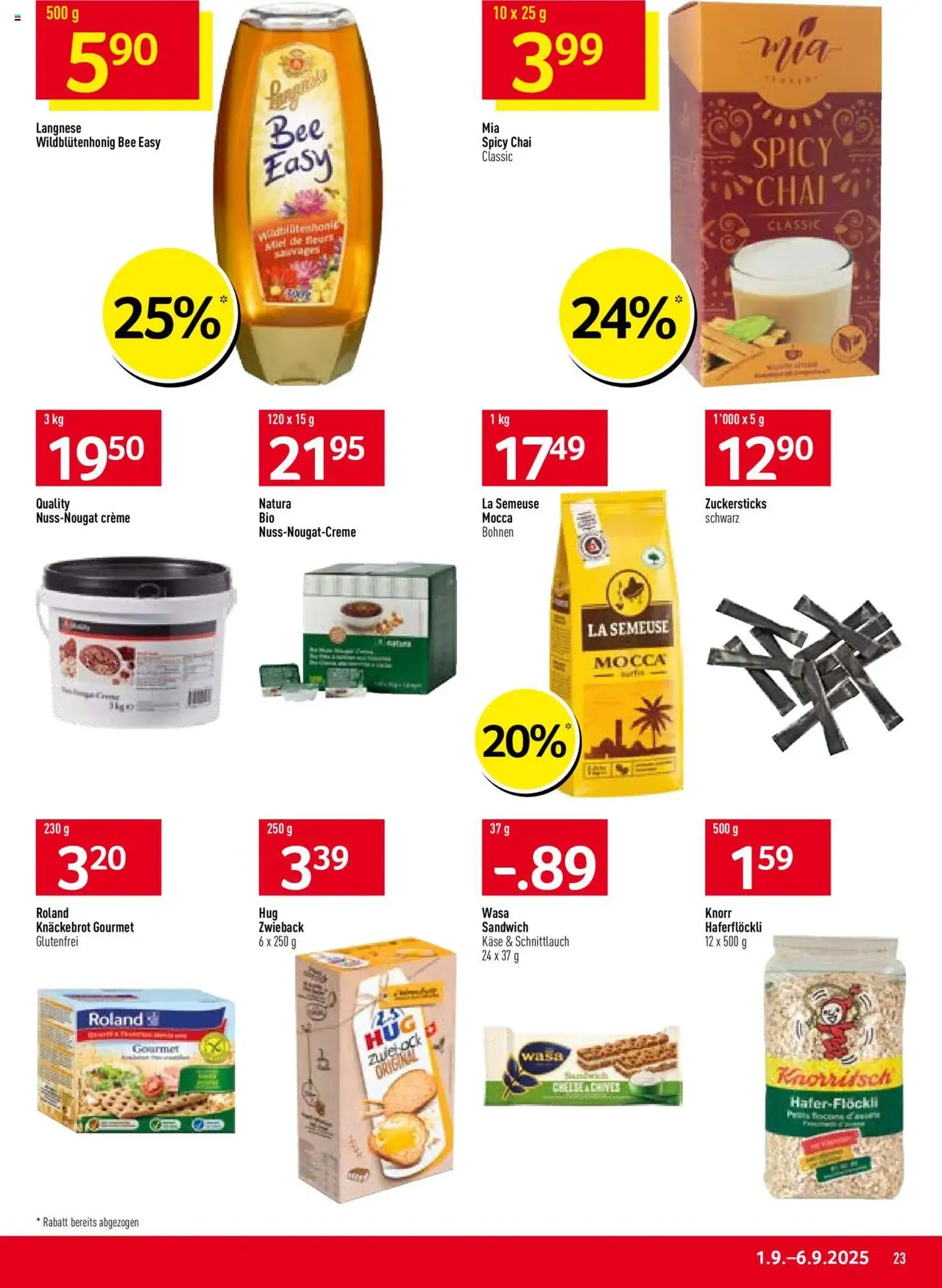 Prodega Aktionen - Gültiger Prospekt ab 01.09.2025, Seite 23 von insgesamt 40 Prodega Aktionen - Gültiger Prospekt ab 01.09.2025, Seite 23 von insgesamt 40