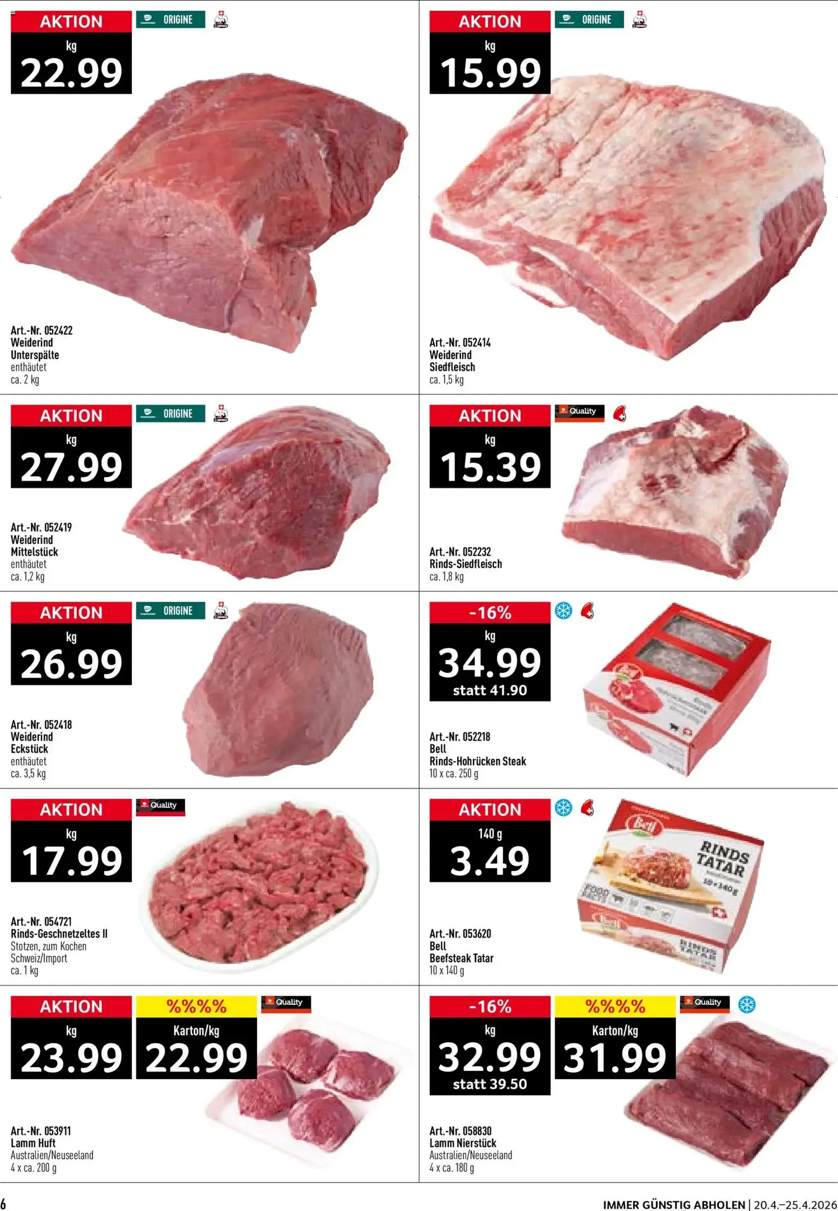 Prodega aktionen - Gültiger Prospekt ab 20.04.2026, Seite 6 von insgesamt 36