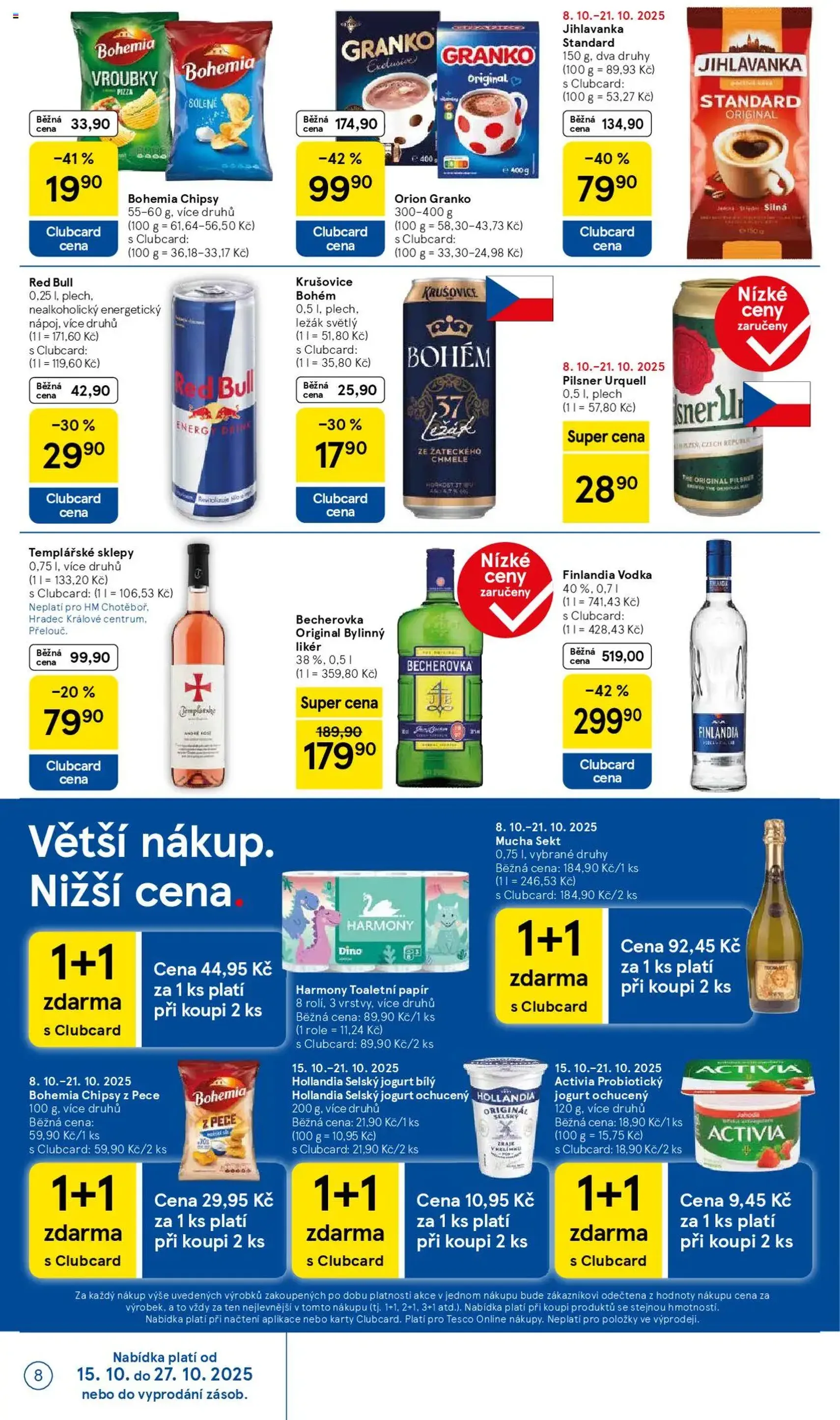 Tesco leták - Hypermarket - platný leták od 15.10.2025 strana 8 z 32 Tesco leták - Hypermarket - platný leták od 15.10.2025 strana 8 z 32