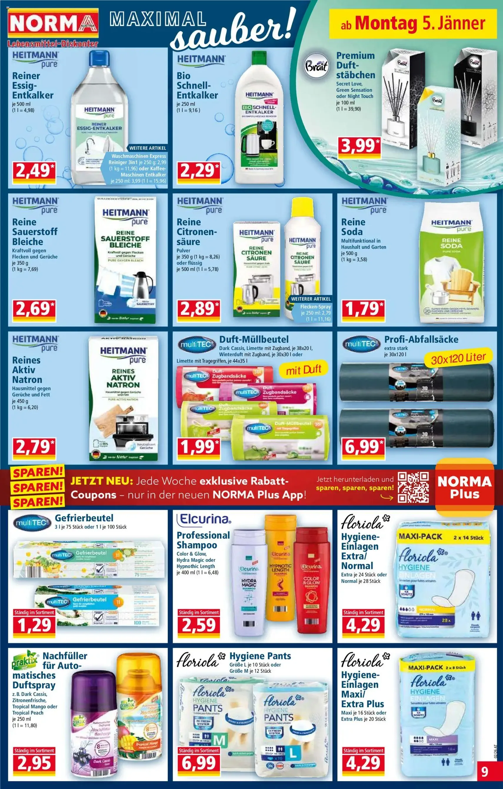 Norma Flugblatt - Gültiger Prospekt ab 05.01.2025, Seite 9 von insgesamt 20