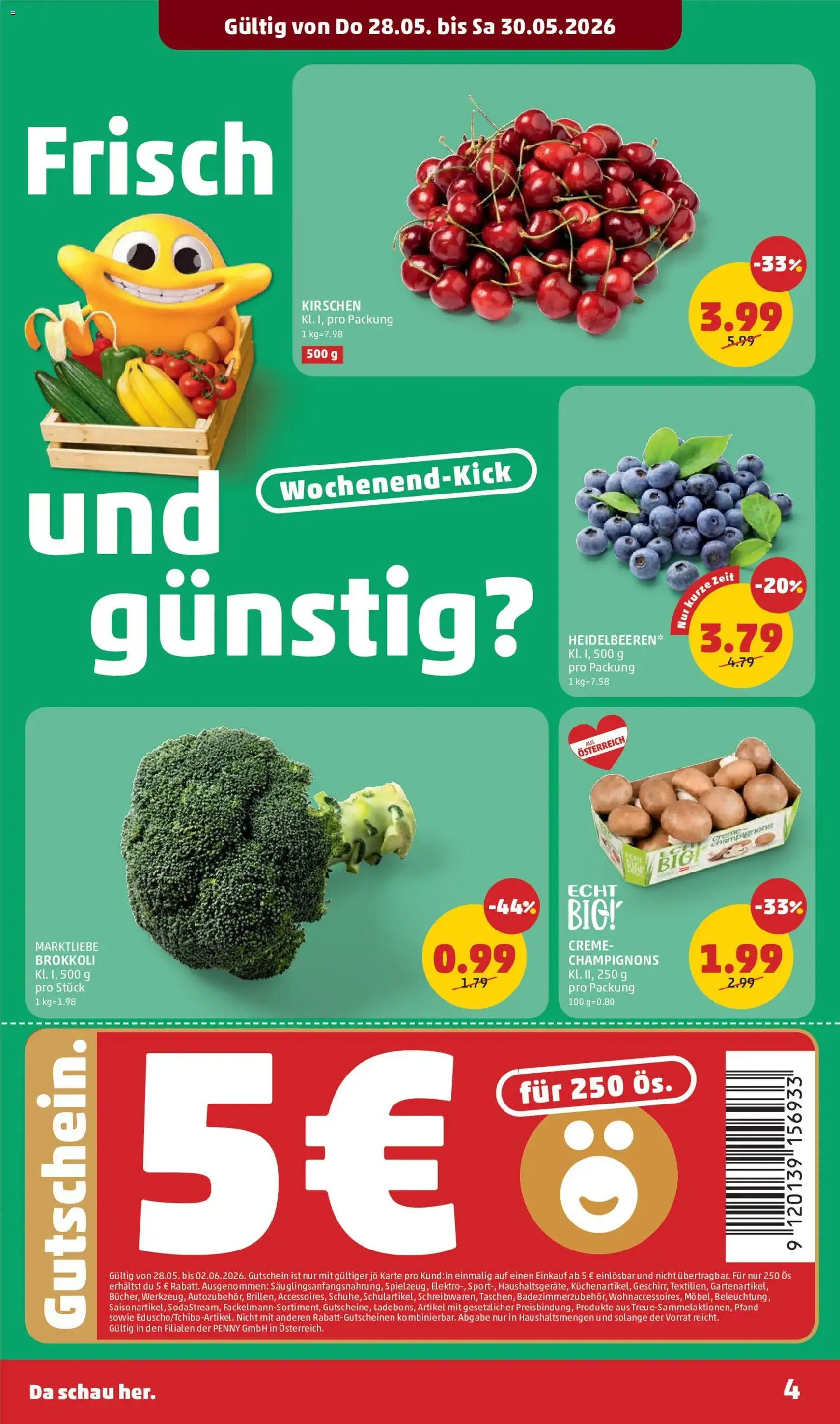 Penny Markt Flugblatt - Gültiger Prospekt ab 28.05.2026, Seite 4 von insgesamt 32