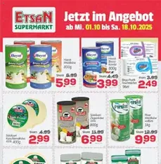 ETSAN Flugblatt - Prospekt Vorschau gültig ab 01.10.2025