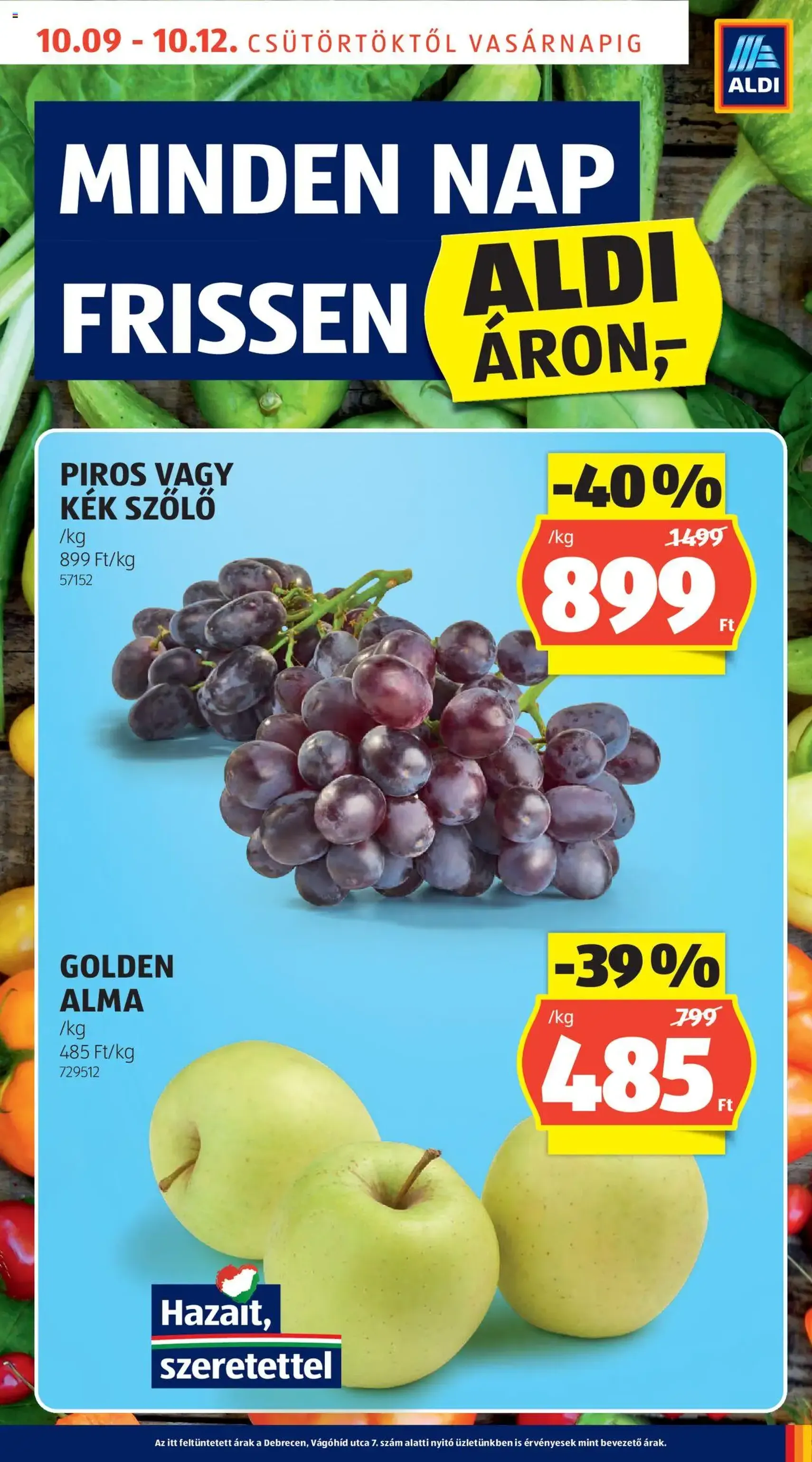 Aldi Akciós újság - 2025.10.09. érvényes szórólap 7 oldal 48 oldalból Aldi Akciós újság - 2025.10.09. érvényes szórólap 7 oldal 48 oldalból