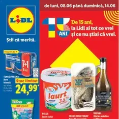 Lidl Catalog - previzualizare cataloage valabilă începând cu 08.06.2026