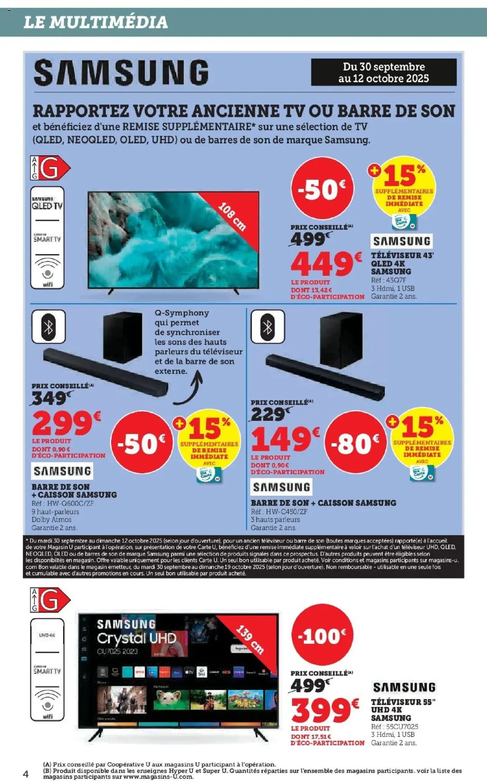 Super U catalogue - brochure valable à partir du 30/09/2025, page 4 sur 20