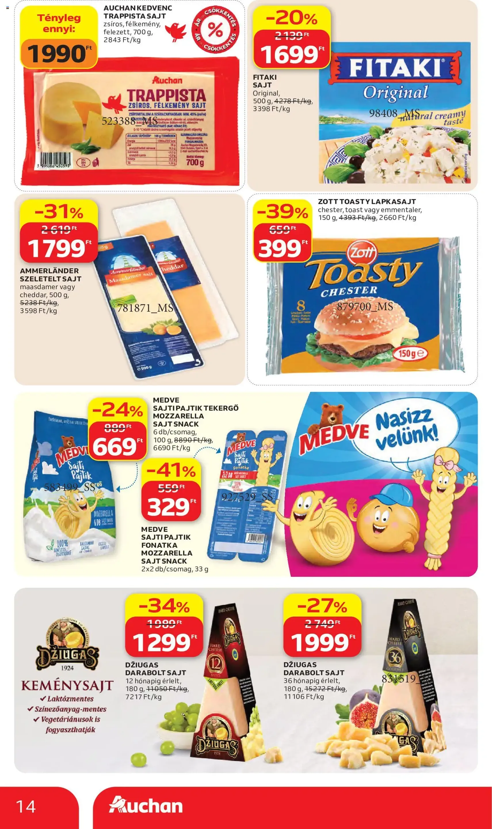 Auchan akciós újság - 2026.05.28. érvényes szórólap 14 oldal 58 oldalból