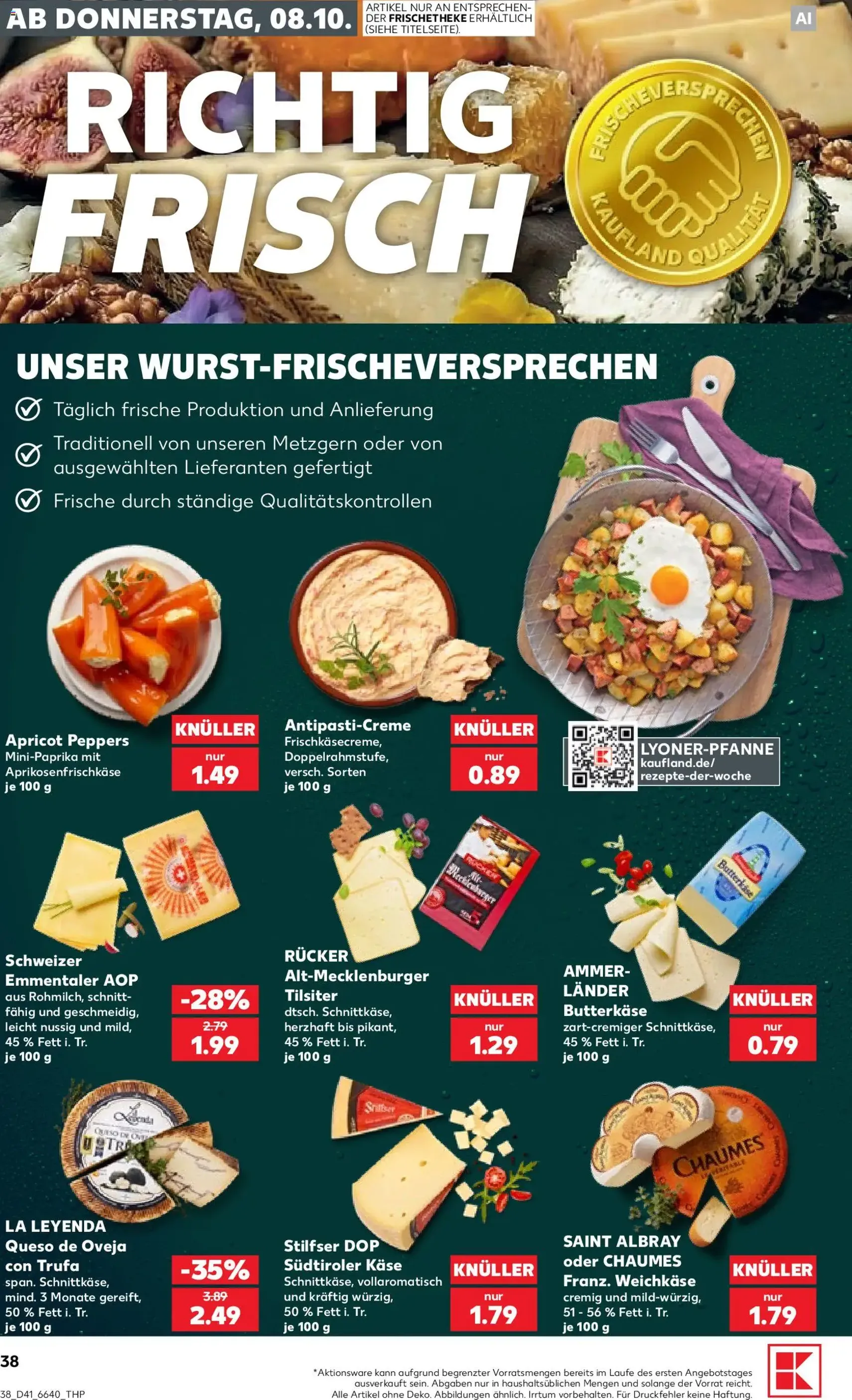 Kaufland Prospekt - Gültiger Prospekt ab 08.10.2026, Seite 38 von insgesamt 70