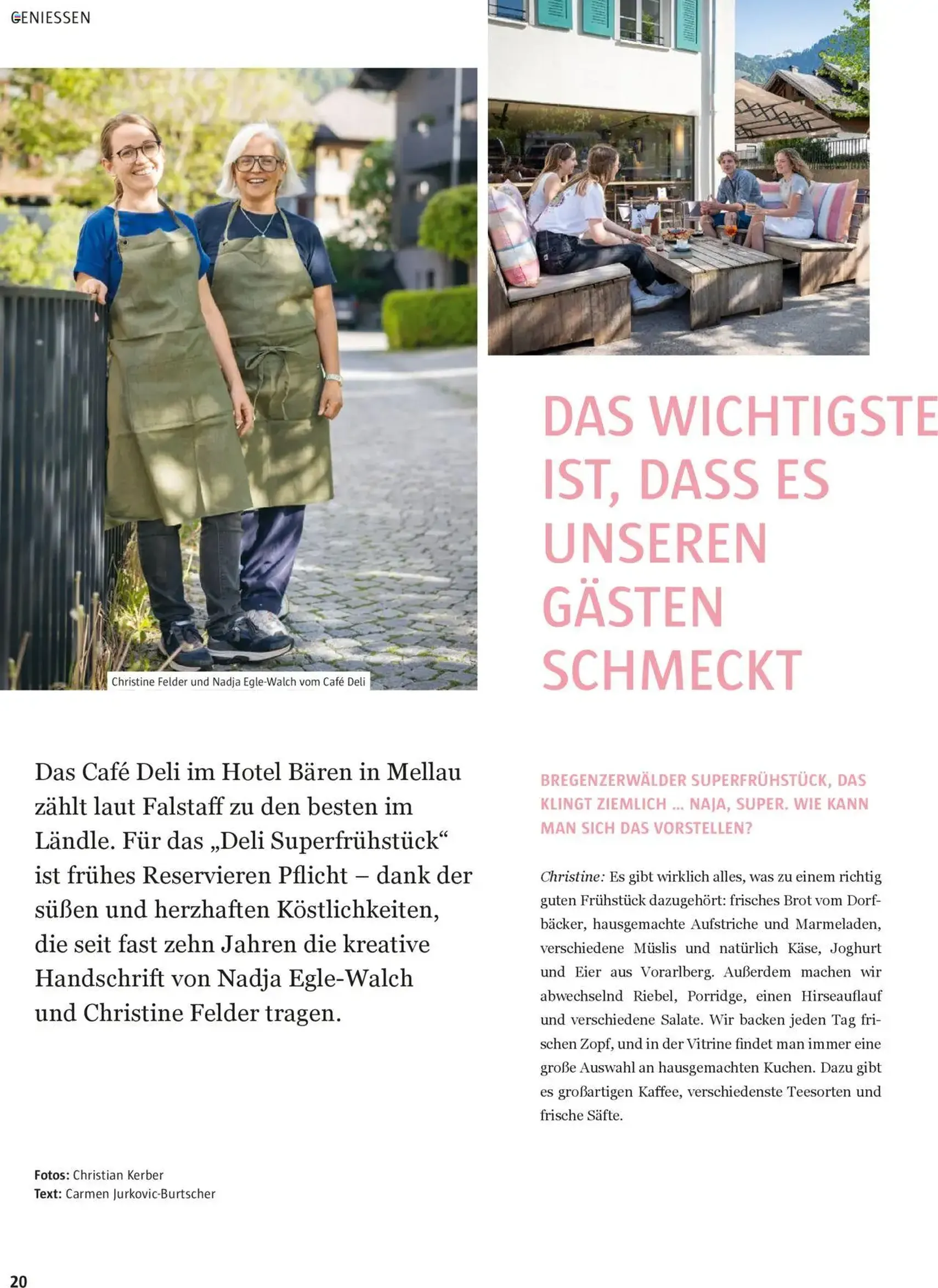 Sutterlüty B’sundrig Magazine - Gültiger Prospekt ab 18.06.2025, Seite 20 von insgesamt 116 Sutterlüty B’sundrig Magazine - Gültiger Prospekt ab 18.06.2025, Seite 20 von insgesamt 116
