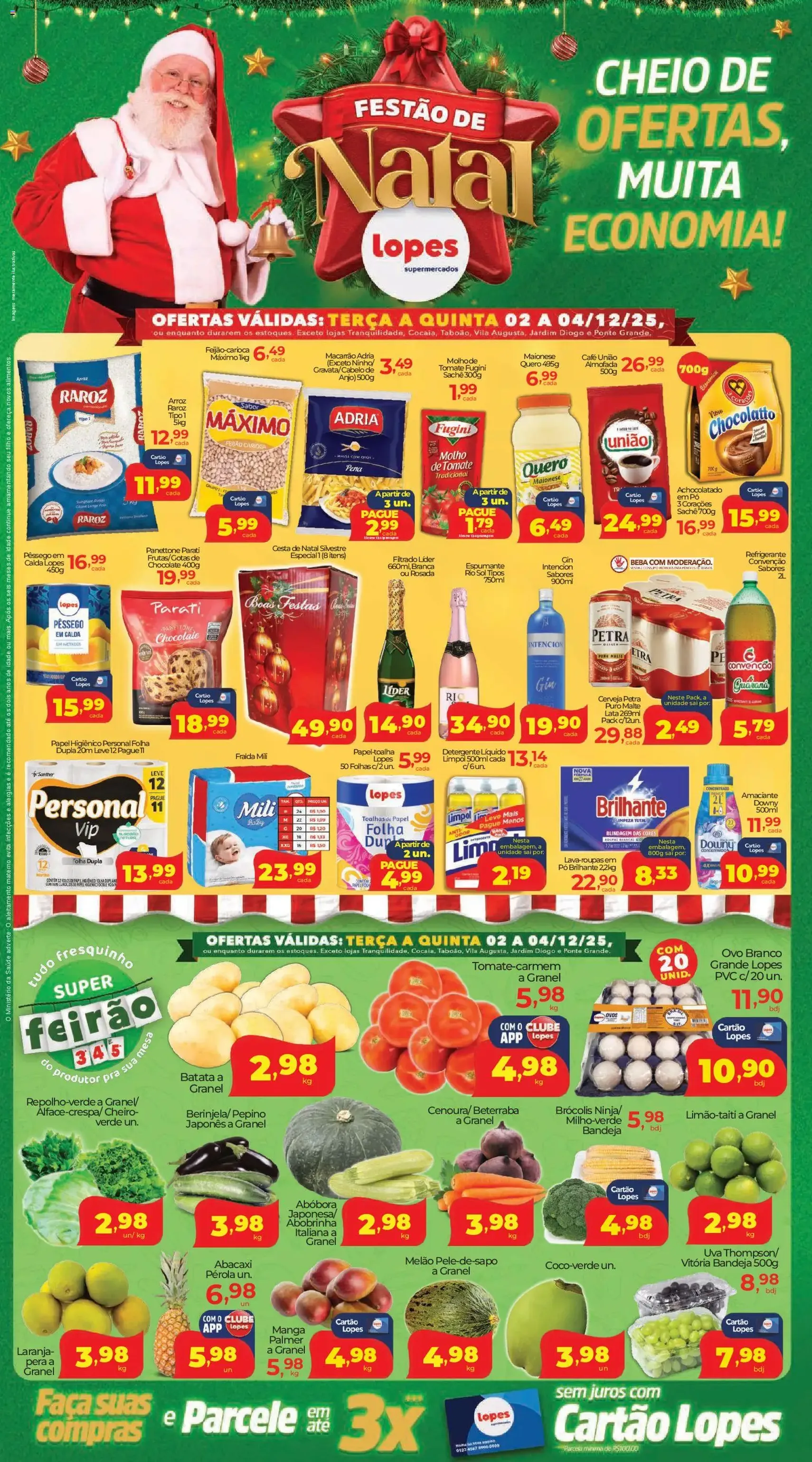 Lopes Supermercados - Ofertas da semana - folheto válido a partir de 02/12/2025 página 1 de 2