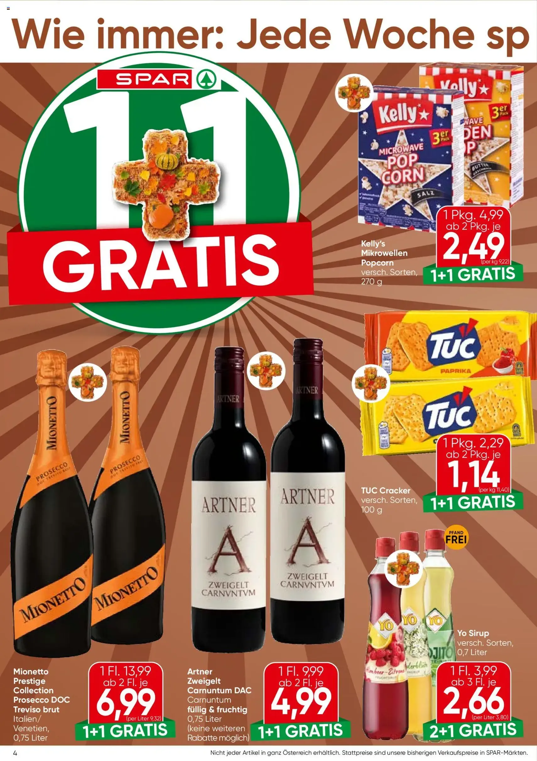 Spar Flugblatt - Gültiger Prospekt ab 22.10.2026, Seite 4 von insgesamt 20