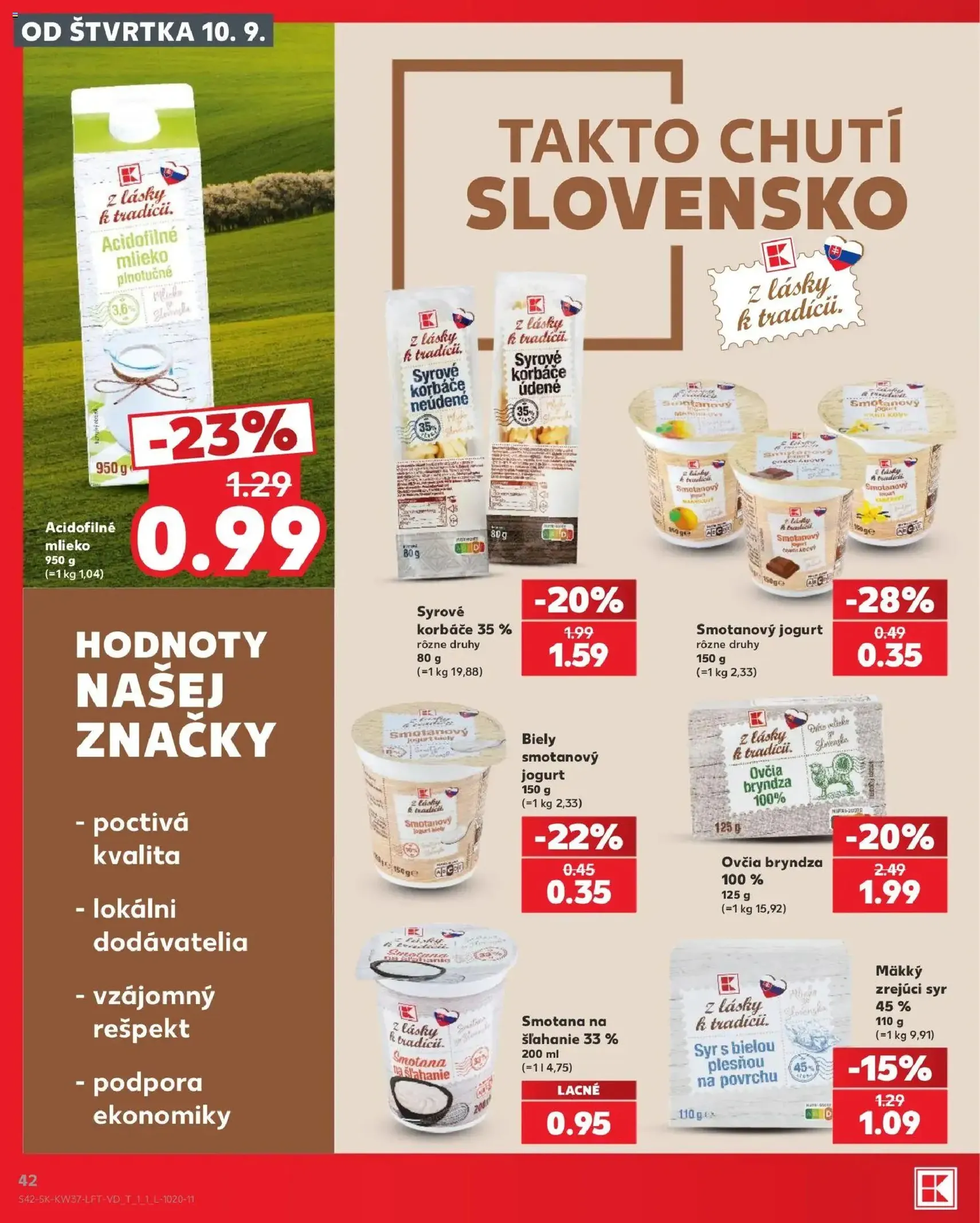 Kaufland leták - platný leták od 10.09.2026 strana 42 z 84