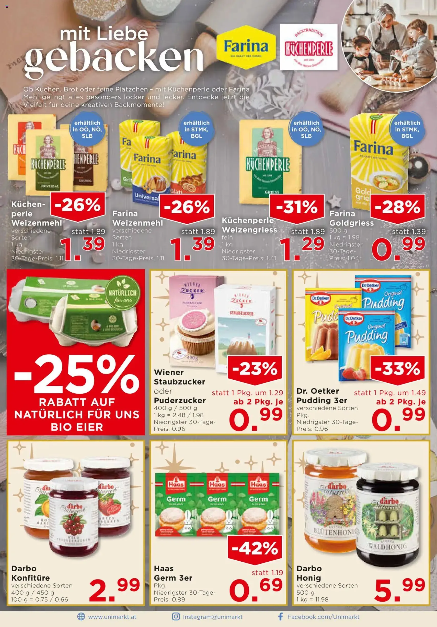 Unimarkt Flugblatt - Gültiger Prospekt ab 03.12.2025, Seite 8 von insgesamt 16