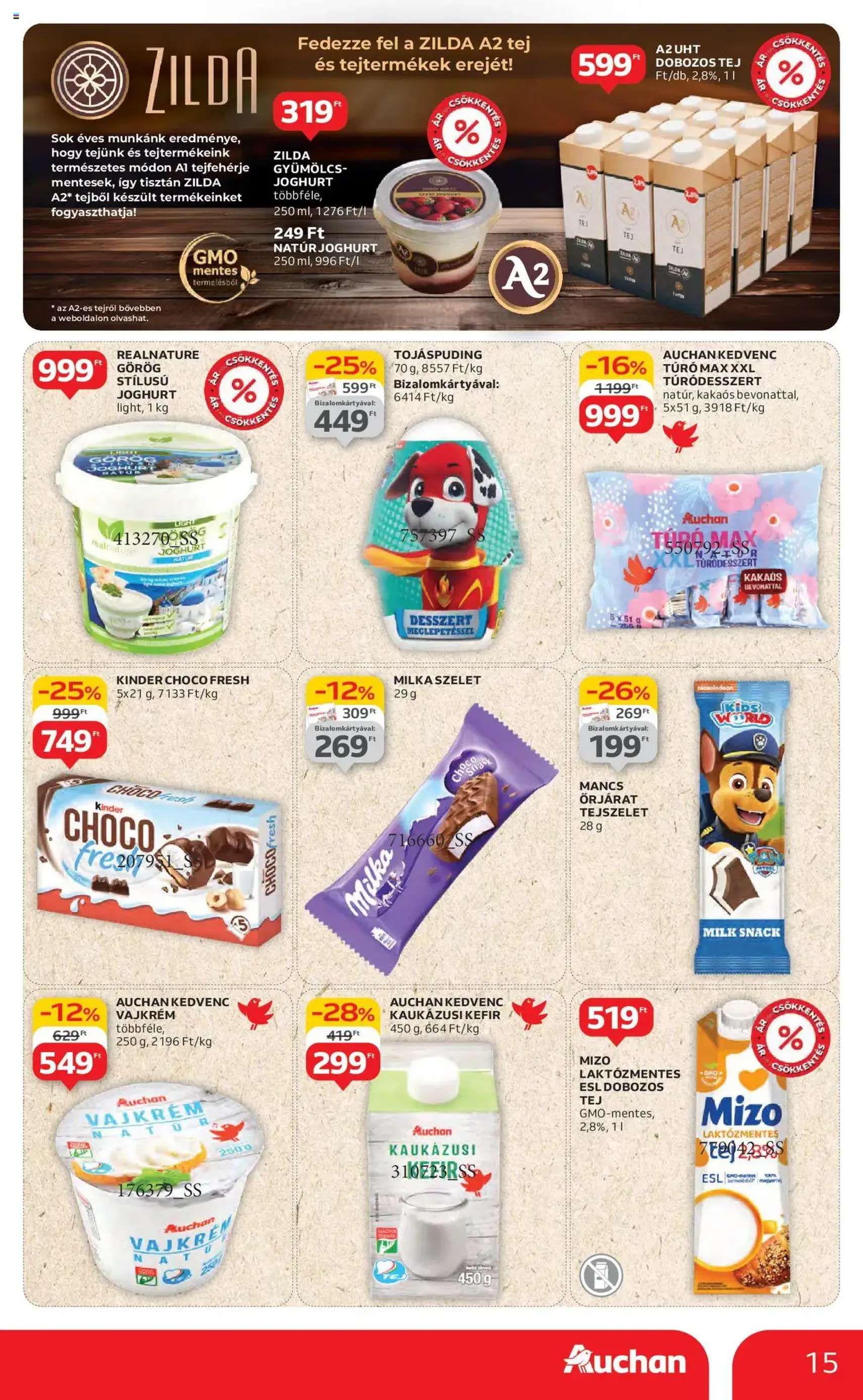 Auchan Akciós újság - 2025.07.17. érvényes szórólap 15 oldal 44 oldalból Auchan Akciós újság - 2025.07.17. érvényes szórólap 15 oldal 44 oldalból