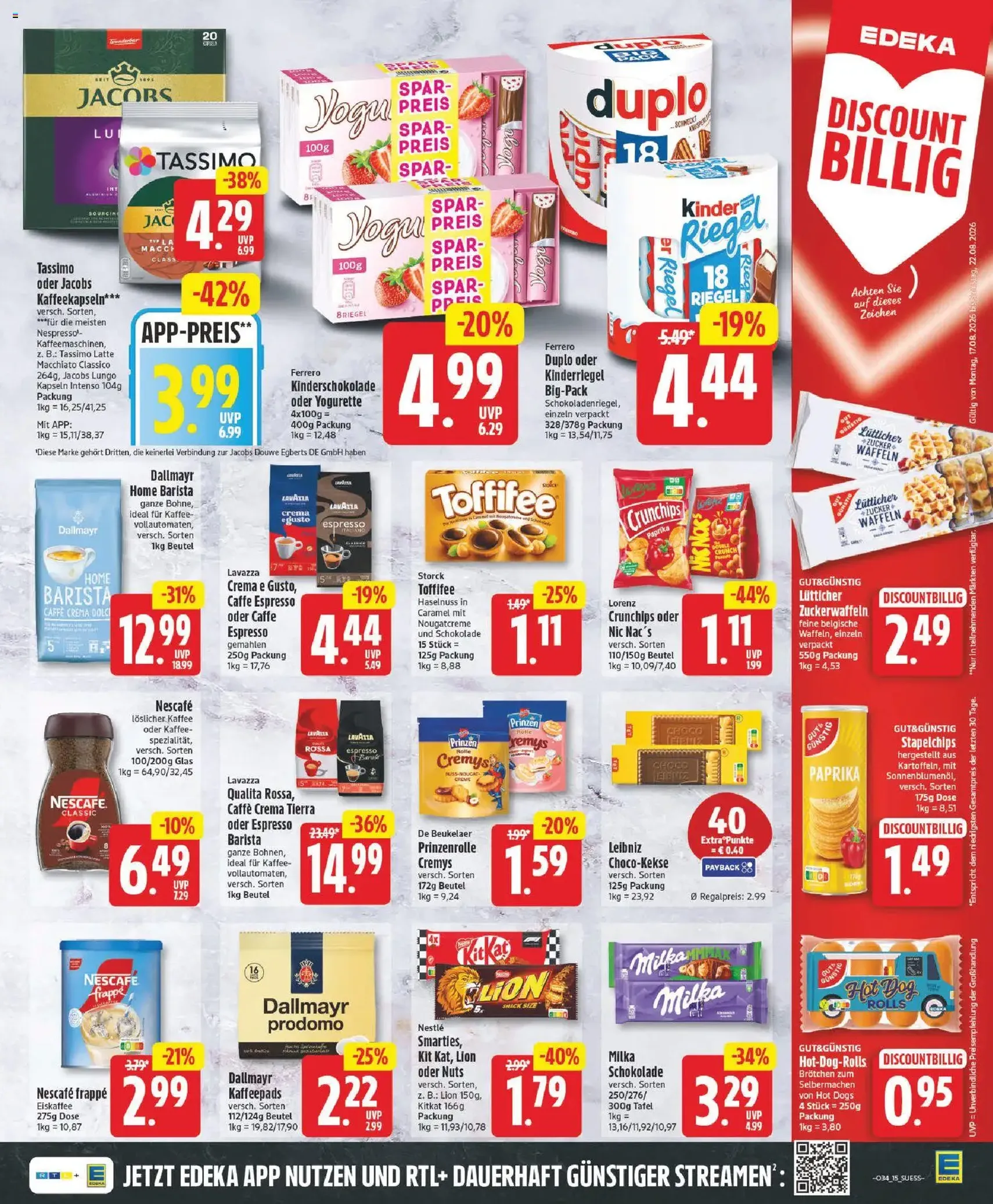 Edeka Prospekt - Gültiger Prospekt ab 17.08.2026, Seite 15 von insgesamt 28