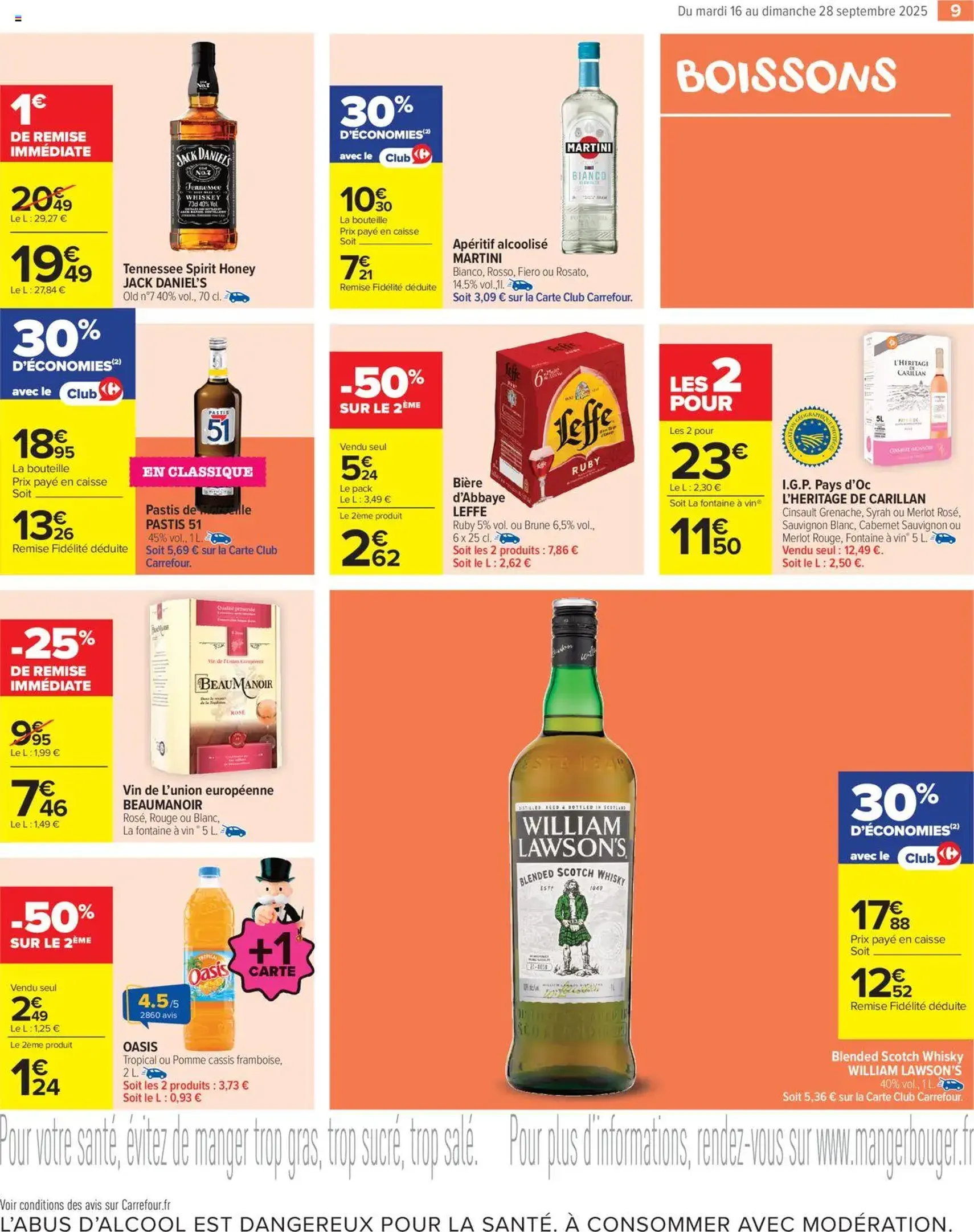 Carrefour Market catalogue le mois monopoly 80% sur le 2ème - brochure valable à partir du 16/09/2025, page 11 sur 18 Carrefour Market catalogue le mois monopoly 80% sur le 2ème - brochure valable à partir du 16/09/2025, page 11 sur 18