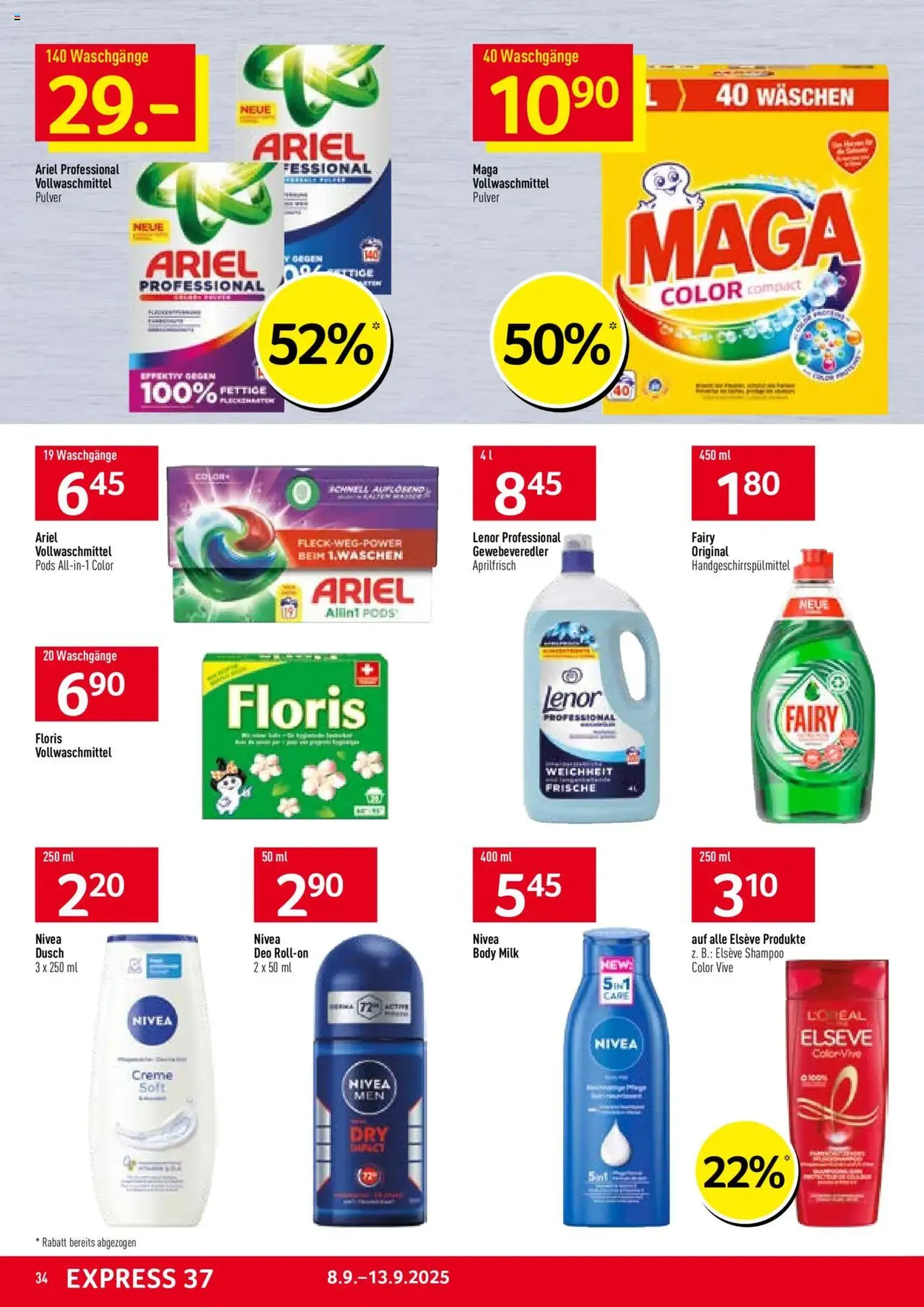 Prodega Aktionen - Gültiger Prospekt ab 08.09.2025, Seite 34 von insgesamt 44 Prodega Aktionen - Gültiger Prospekt ab 08.09.2025, Seite 34 von insgesamt 44