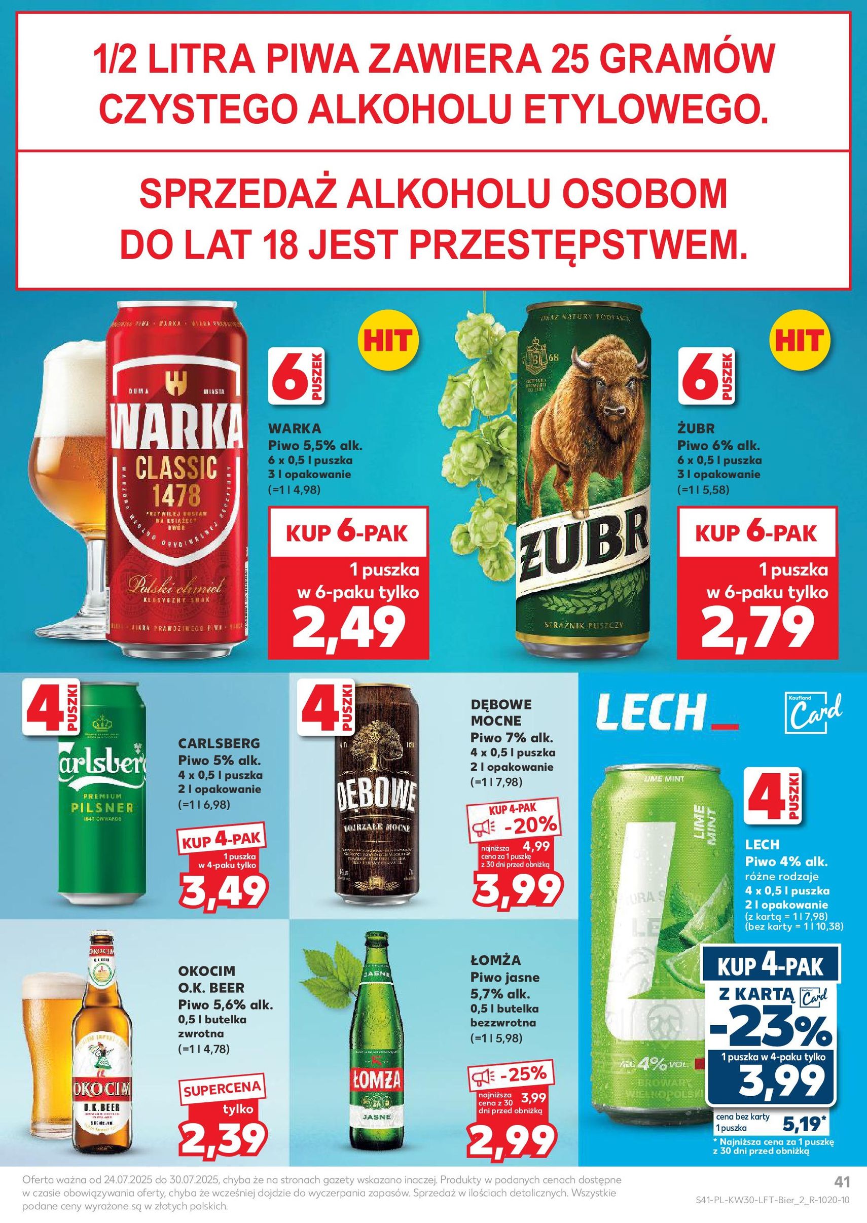 Kaufland gazetka - ważny gazetka od 24.07.2025 strona 41 z 51 Kaufland gazetka - ważny gazetka od 24.07.2025 strona 41 z 51