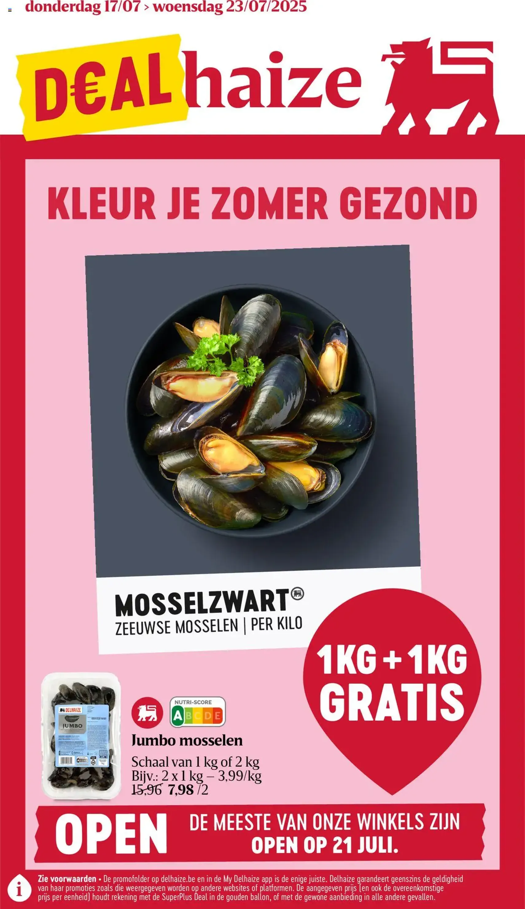 Delhaize folder week 29 - geldige folder vanaf 17/07/2025 pagina 1 van 44