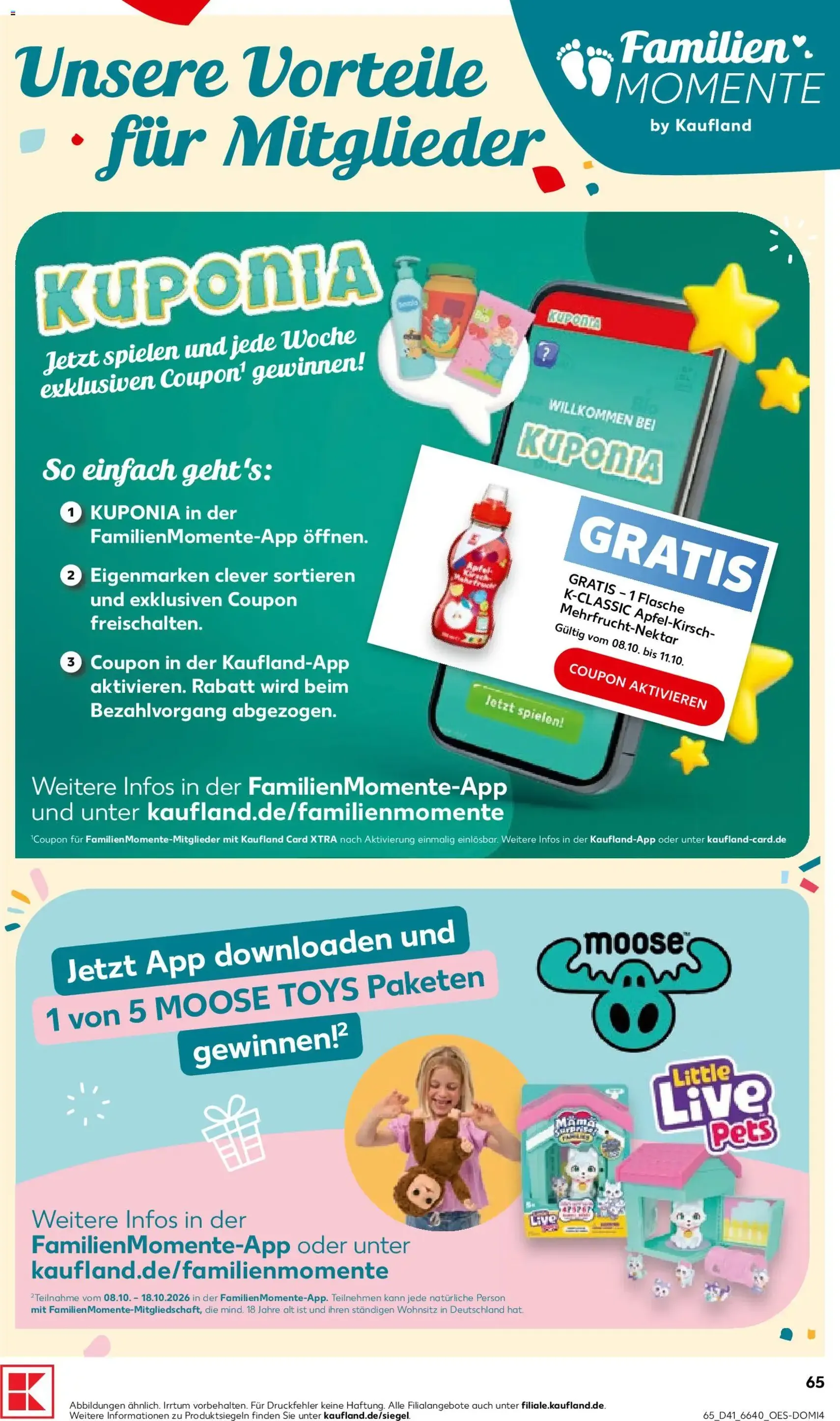 Kaufland Prospekt - Gültiger Prospekt ab 08.10.2026, Seite 65 von insgesamt 70