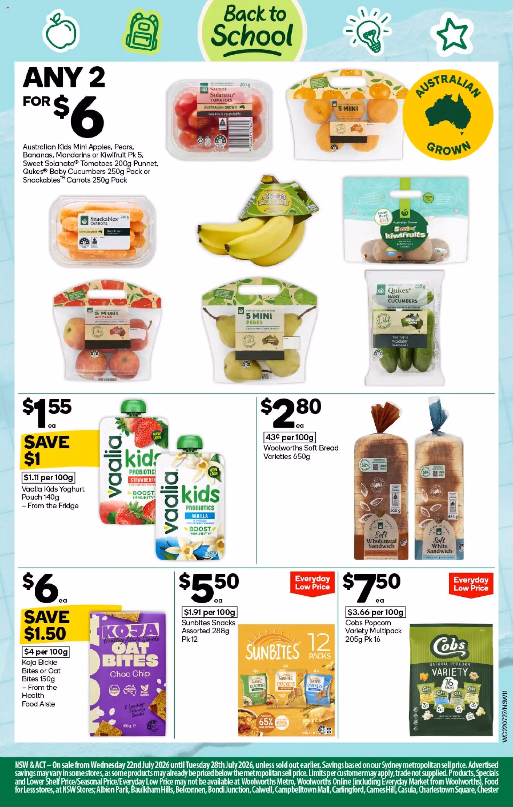 Woolworths catalogue - valid flyer from 22/07/2026, page 11 of 48