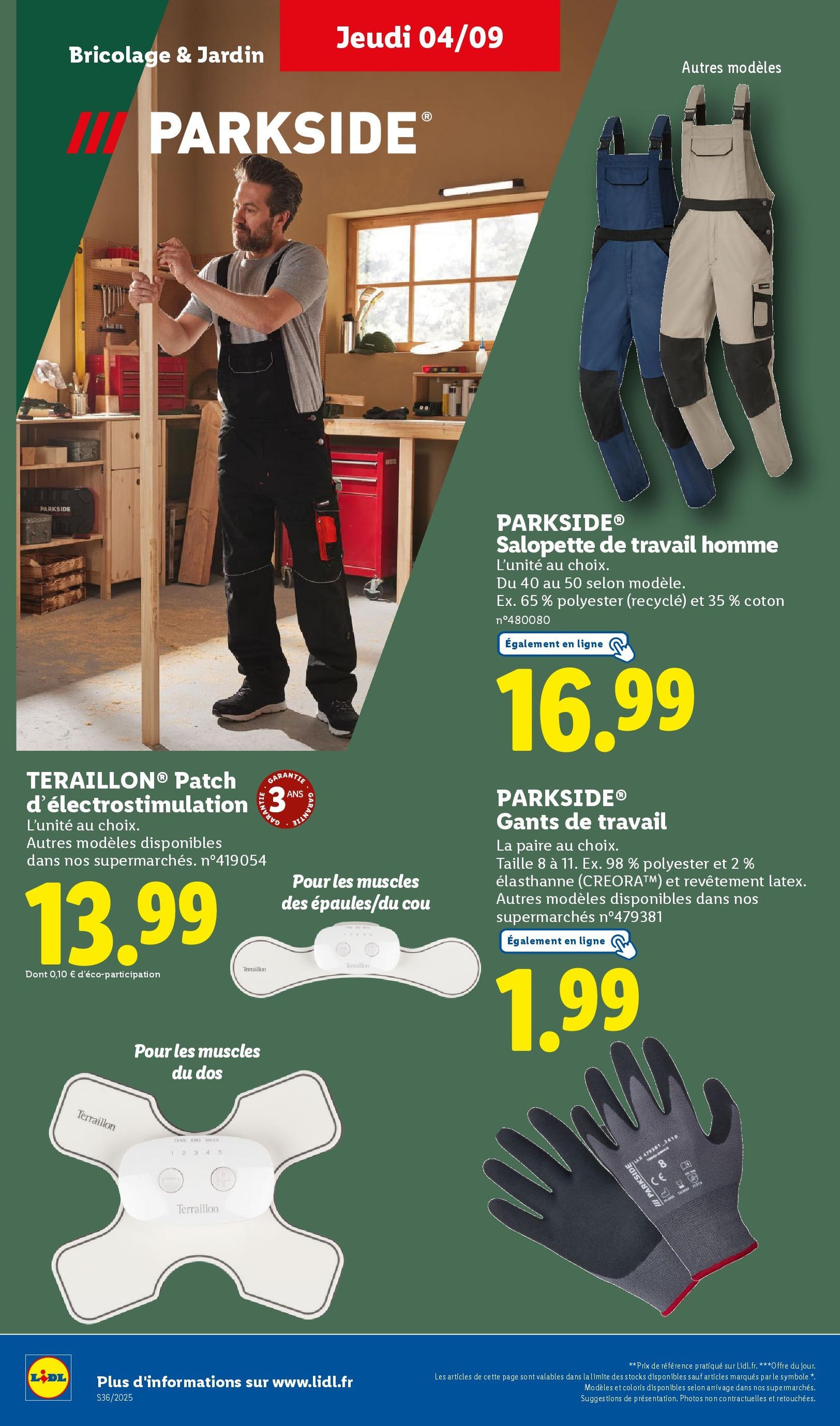 LIDL catalogue semaine 36 - brochure valable à partir du 04/09/2025, page 48 sur 73 LIDL catalogue semaine 36 - brochure valable à partir du 04/09/2025, page 48 sur 73