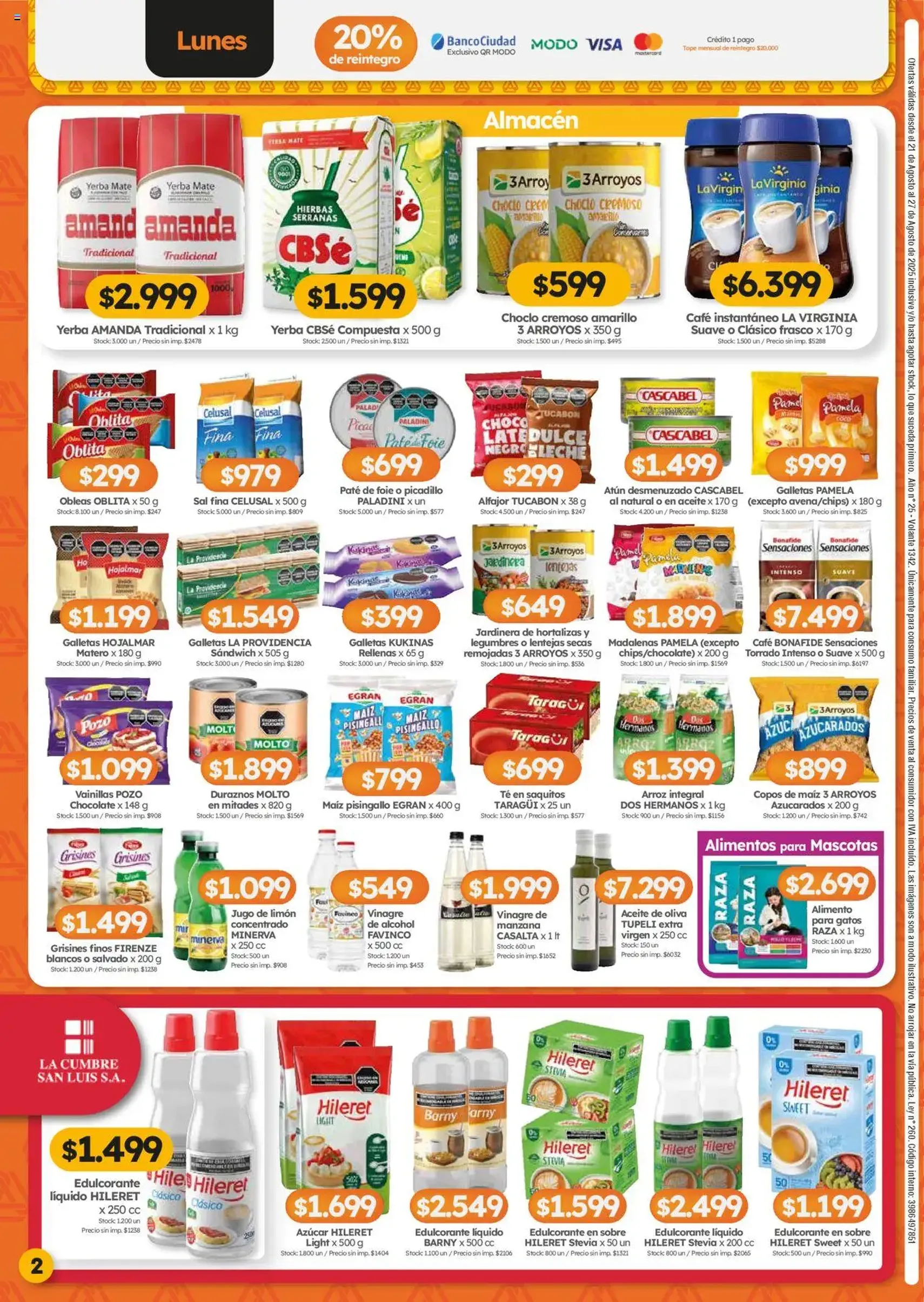 Cordiez ofertas - folleto válido desde 31/07/2025 página 2 de 8