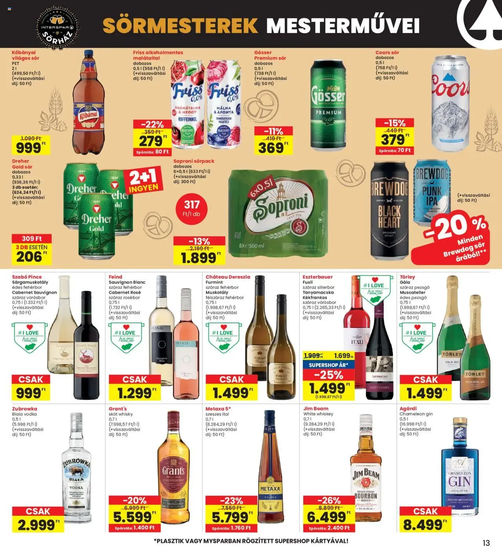 Interspar Akciós újság - 2025.10.09. érvényes szórólap 13 oldal 19 oldalból