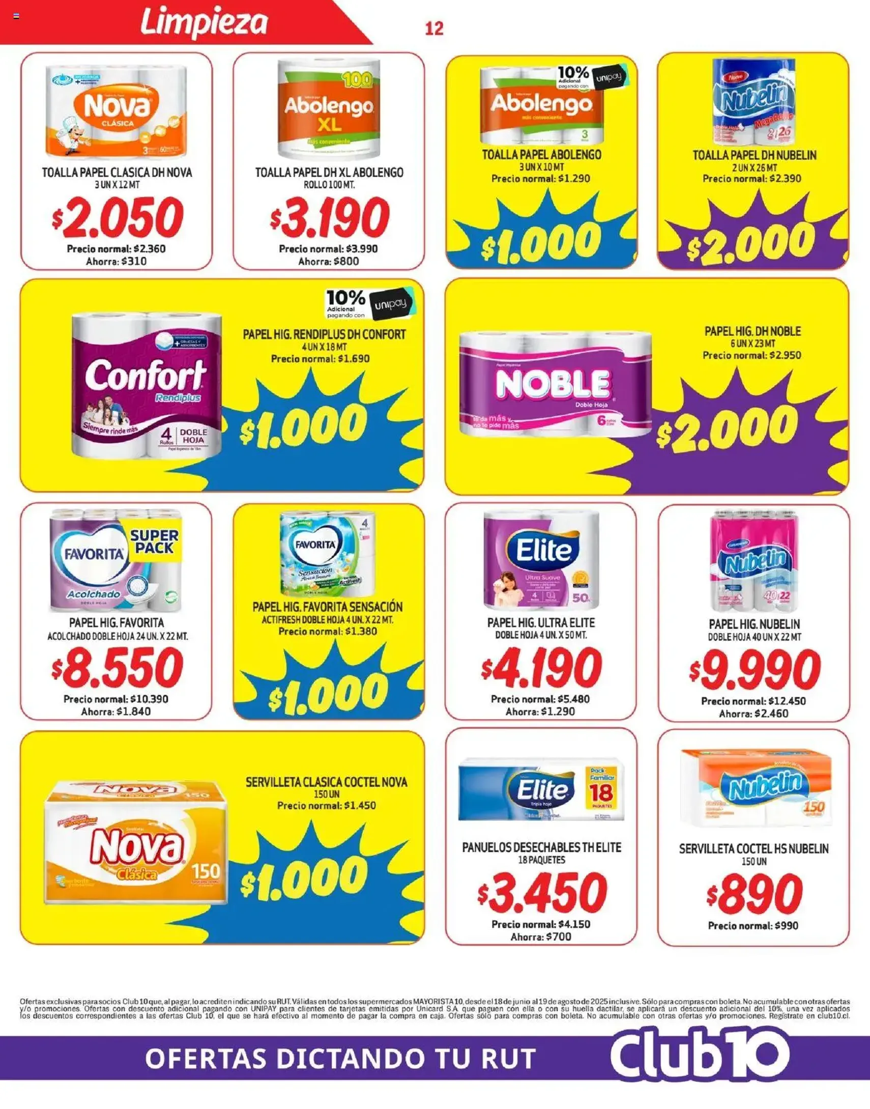 Mayorista 10 Ofertas - folleto válido desde 16.08.2025 página 12 de 21 Mayorista 10 Ofertas - folleto válido desde 16.08.2025 página 12 de 21