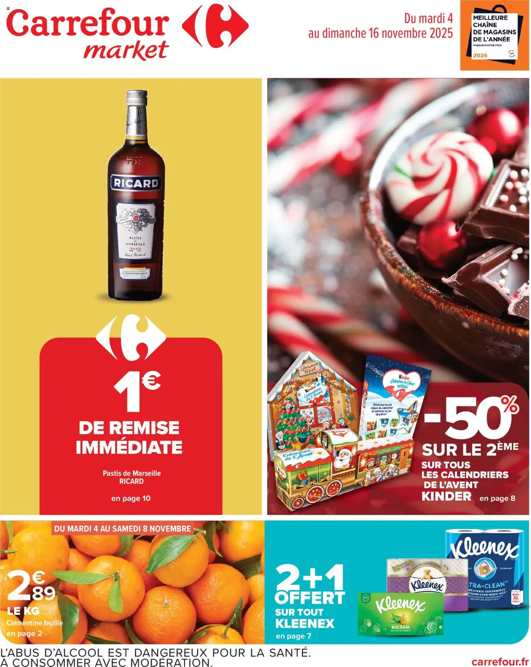 Carrefour Market catalogue semaine 45 - brochure valable à partir du 04/11/2025, page 1 sur 16