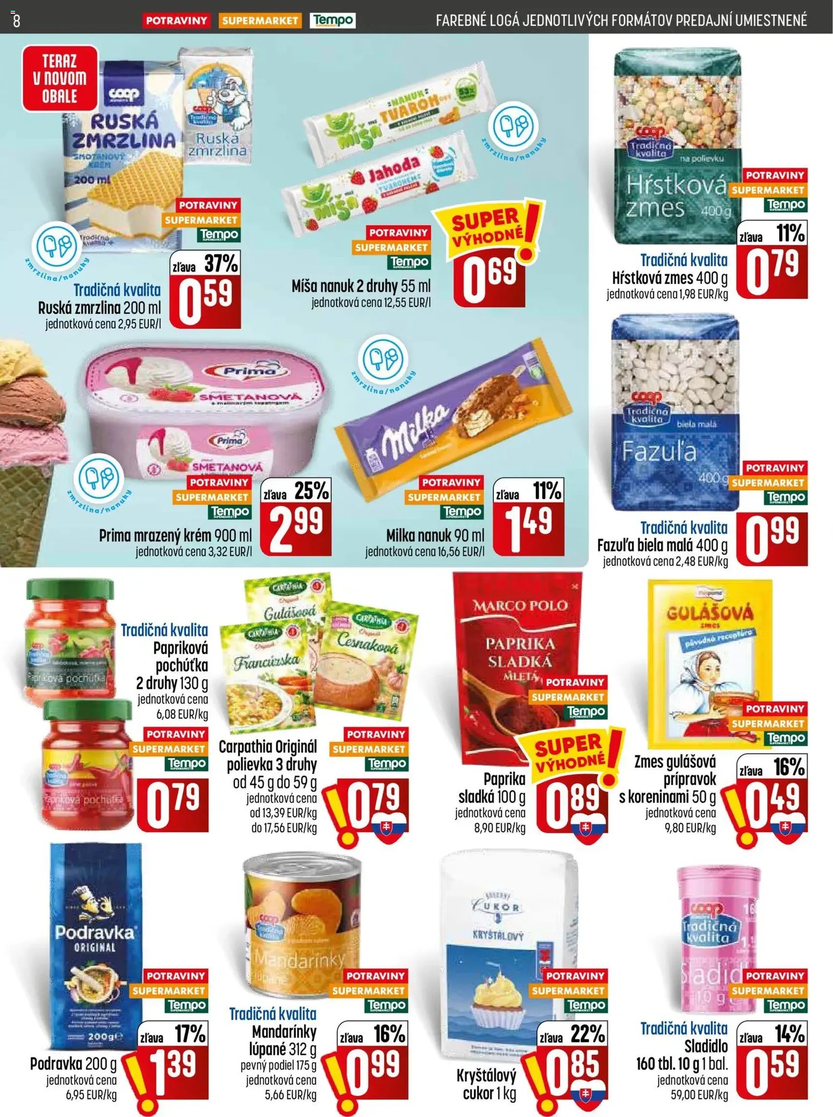 COOP Jednota leták - platný leták od 06.08.2026 strana 8 z 28