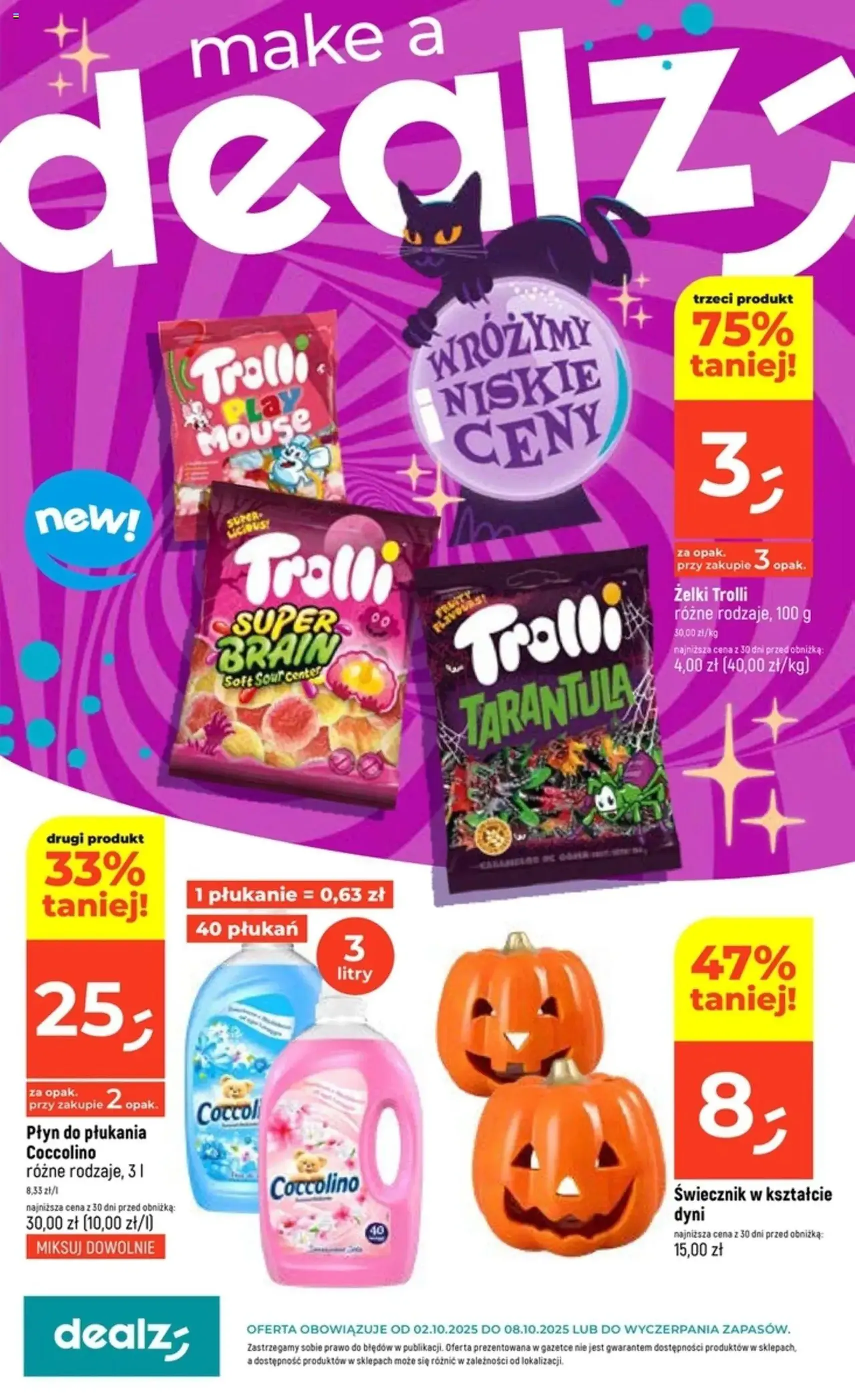 Dealz Gazetka - ważny gazetka od 02.10.2025 strona 1 z 38
