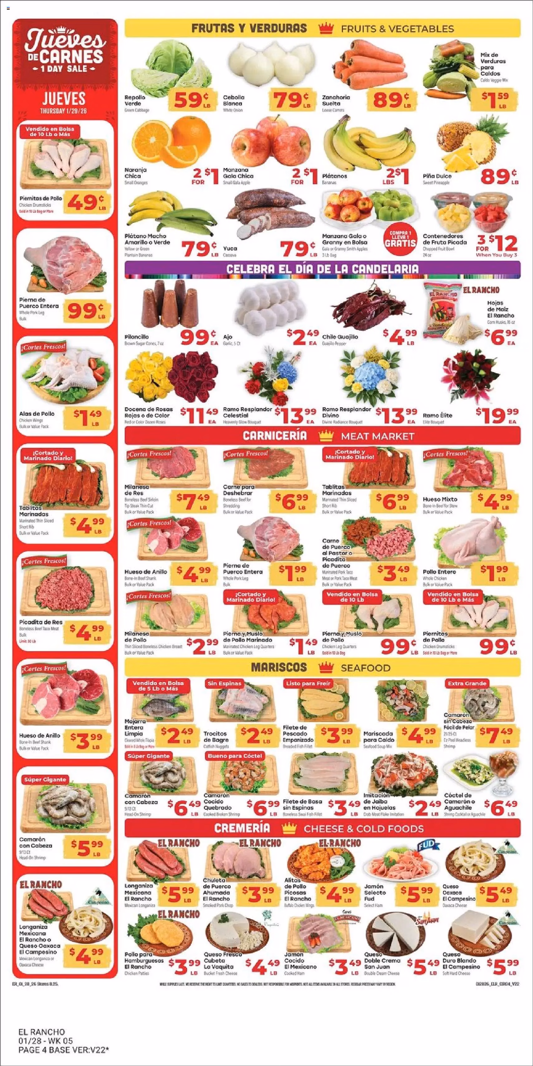 El Rancho Weekly Ad - valid flyer from 01/28/2026, page 4 of 4