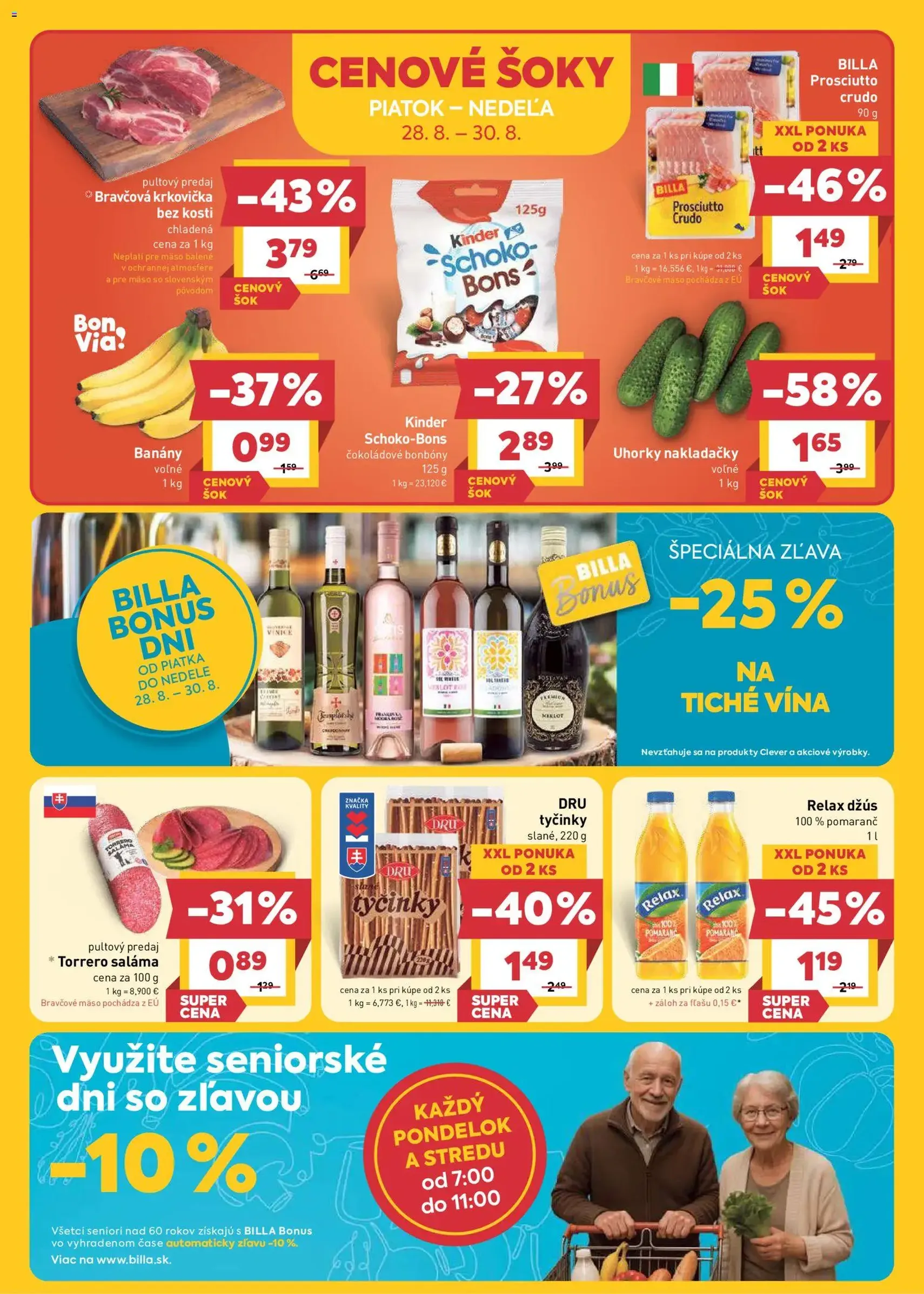 Billa leták - platný leták od 26.08.2026 strana 2 z 25