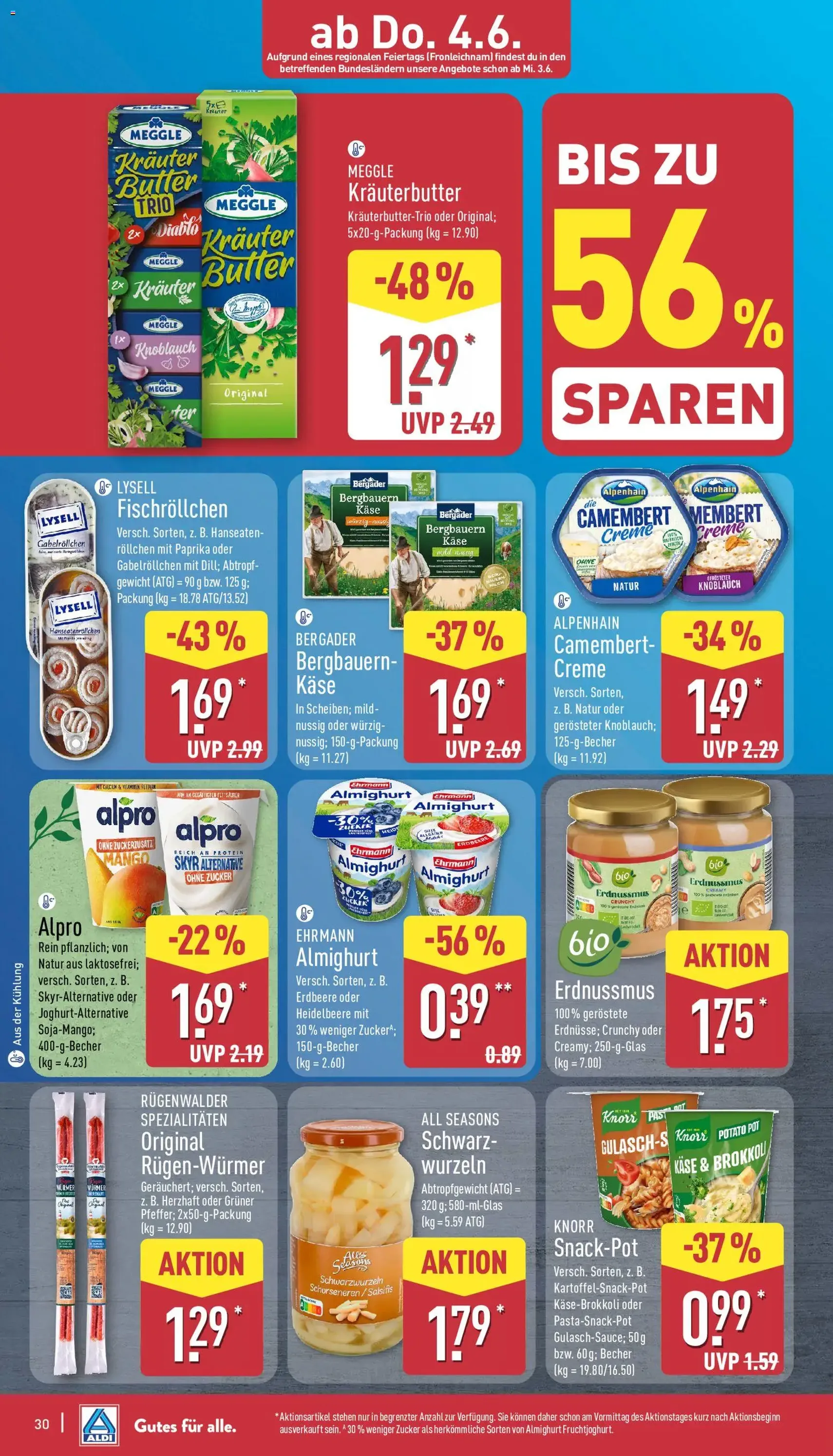 Aldi Prospekt - Gültiger Prospekt ab 01.06.2026, Seite 30 von insgesamt 37