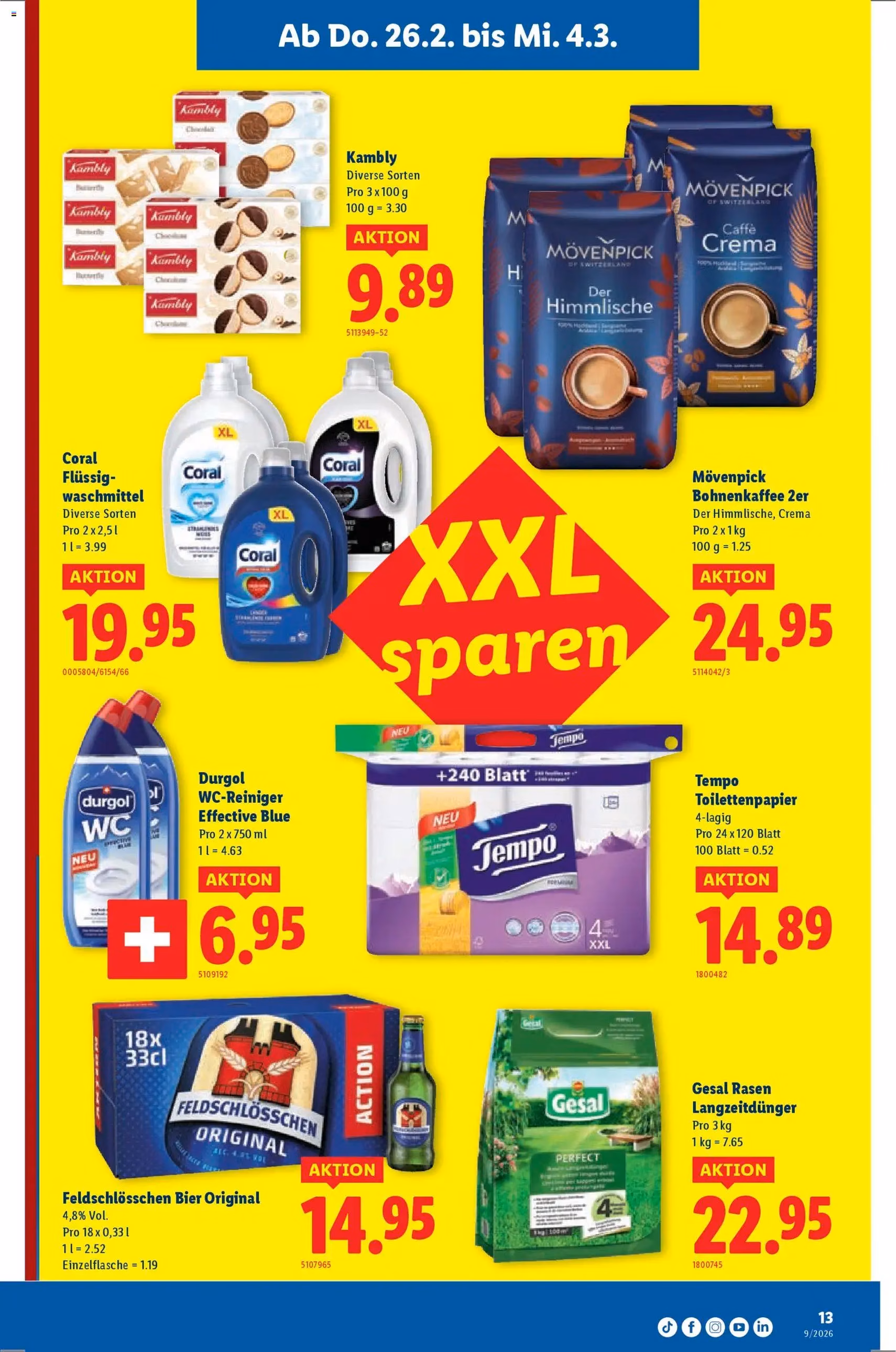 Lidl Aktionen - Gültiger Prospekt ab 26.02.2026, Seite 13 von insgesamt 42