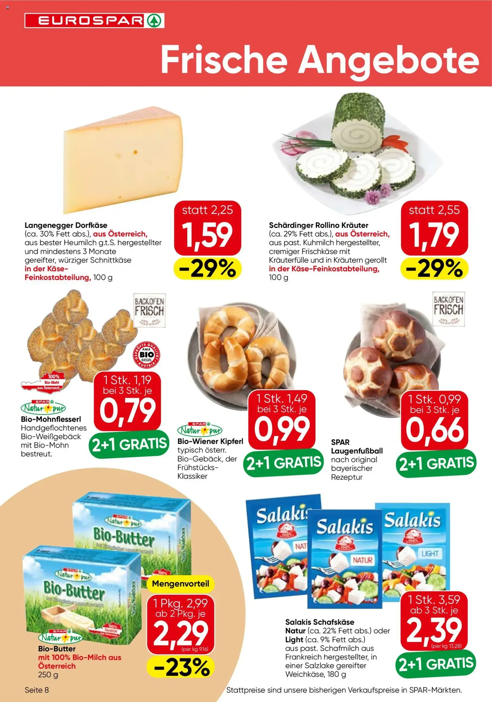 Eurospar Flugblatt - Gültiger Prospekt ab 07.05.2026, Seite 8 von insgesamt 16