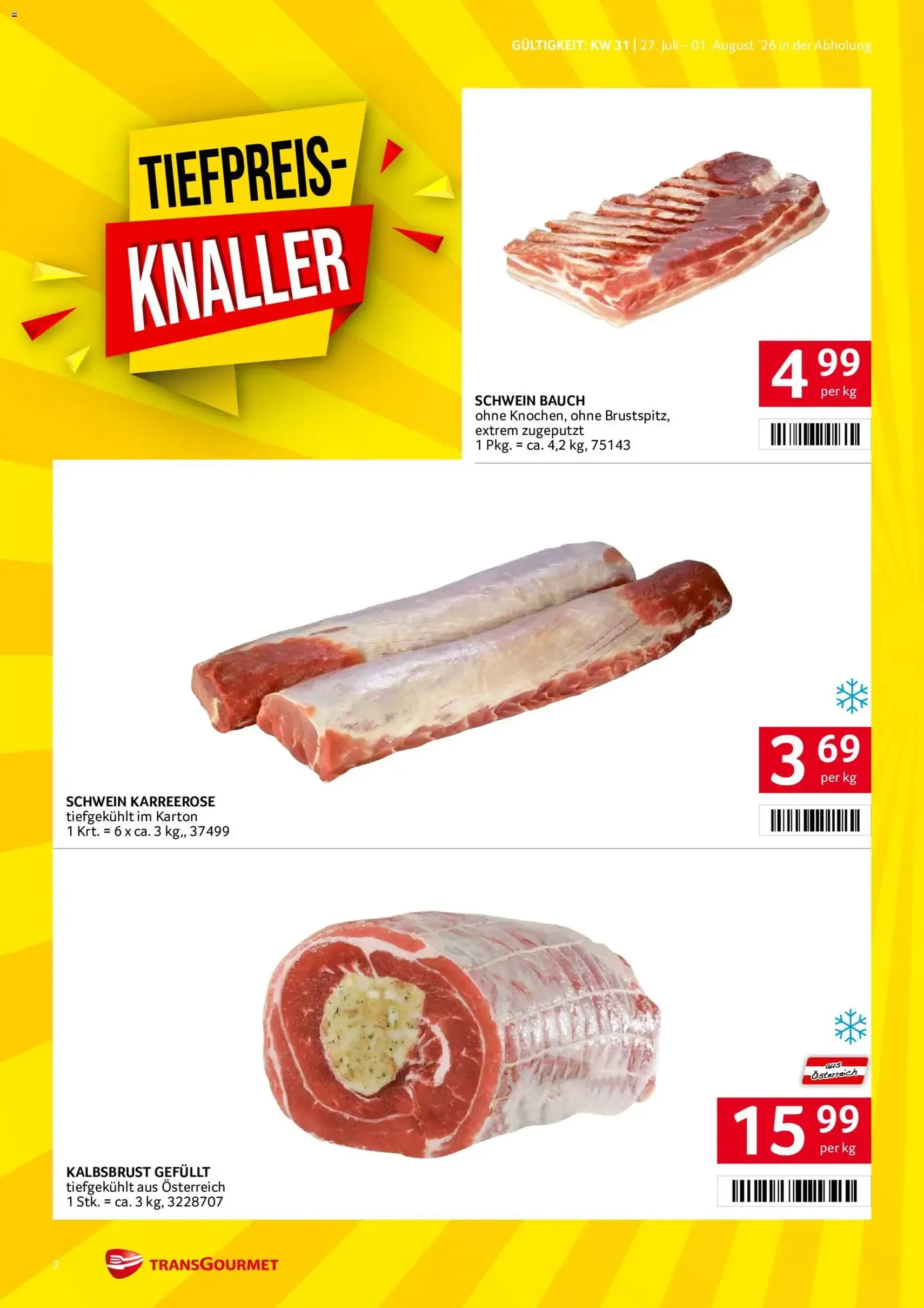 Transgourmet Flugblatt - Gültiger Prospekt ab 27.07.2026, Seite 2 von insgesamt 32