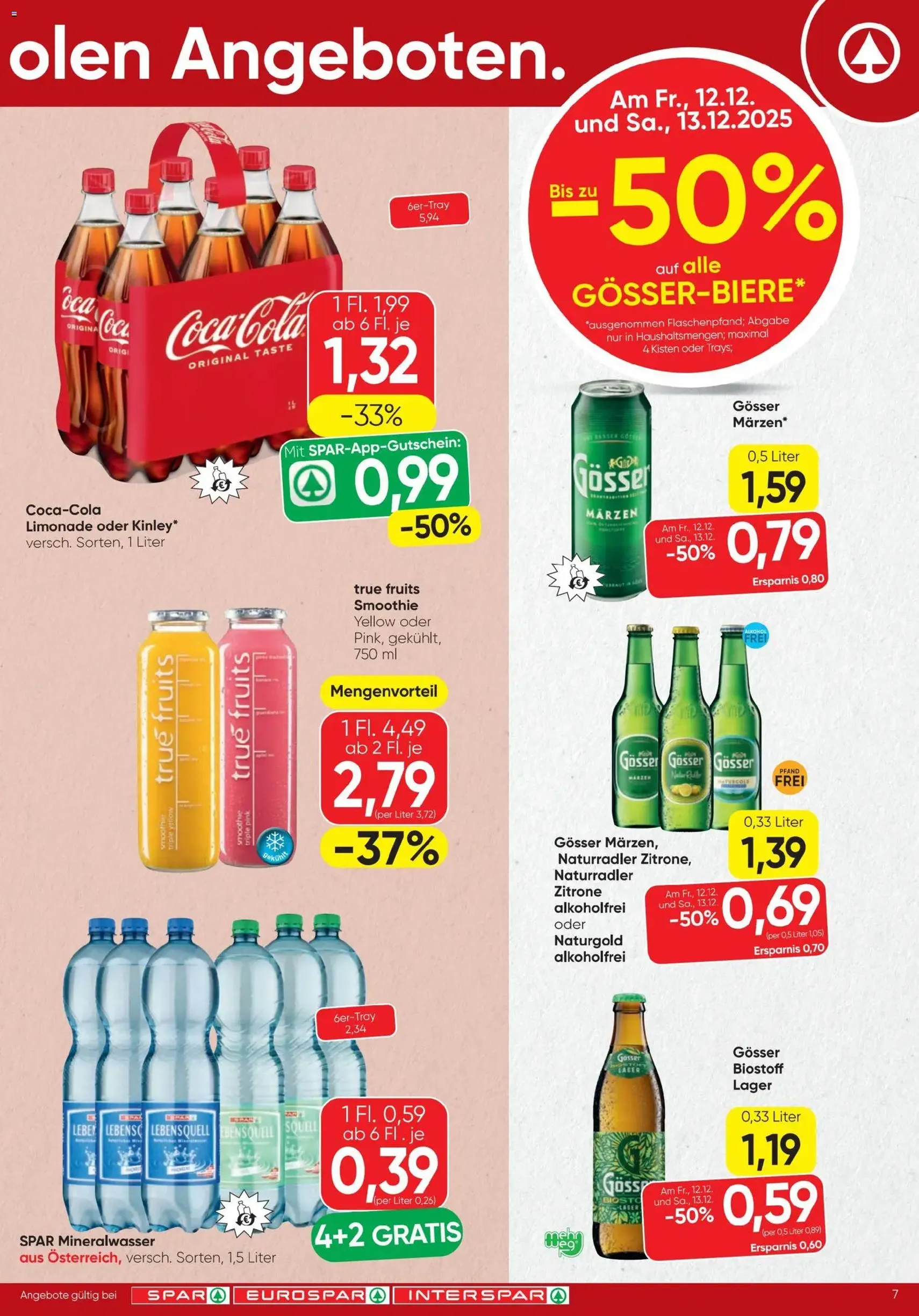 Spar Flugblatt - Gültiger Prospekt ab 11.12.2025, Seite 7 von insgesamt 16