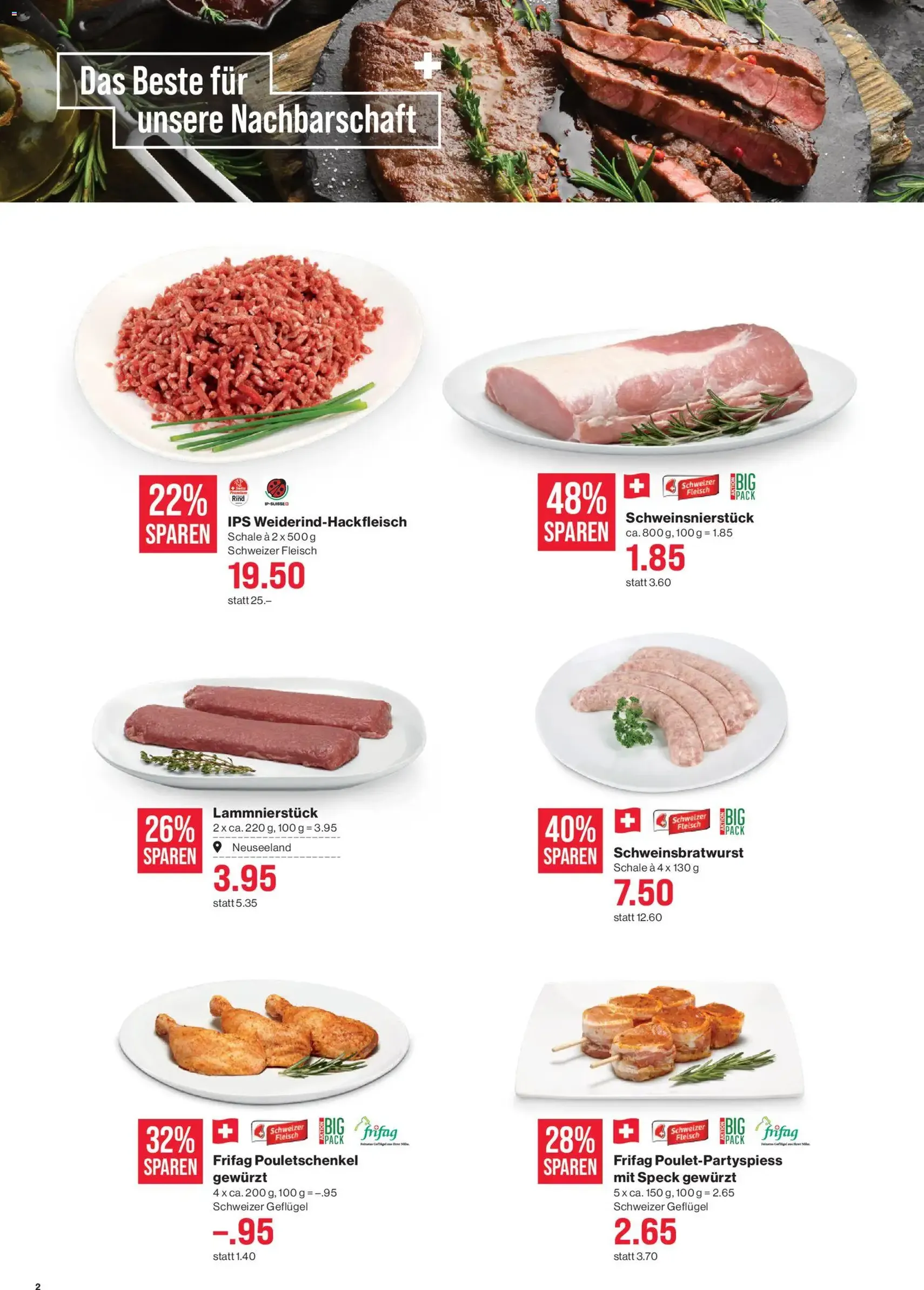 SPAR aktionen - Gültiger Prospekt ab 30.07.2026, Seite 2 von insgesamt 17