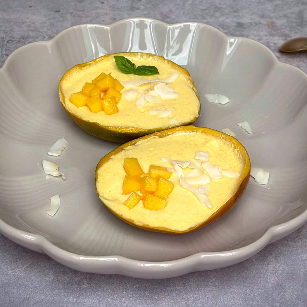 Mango possets-dezert