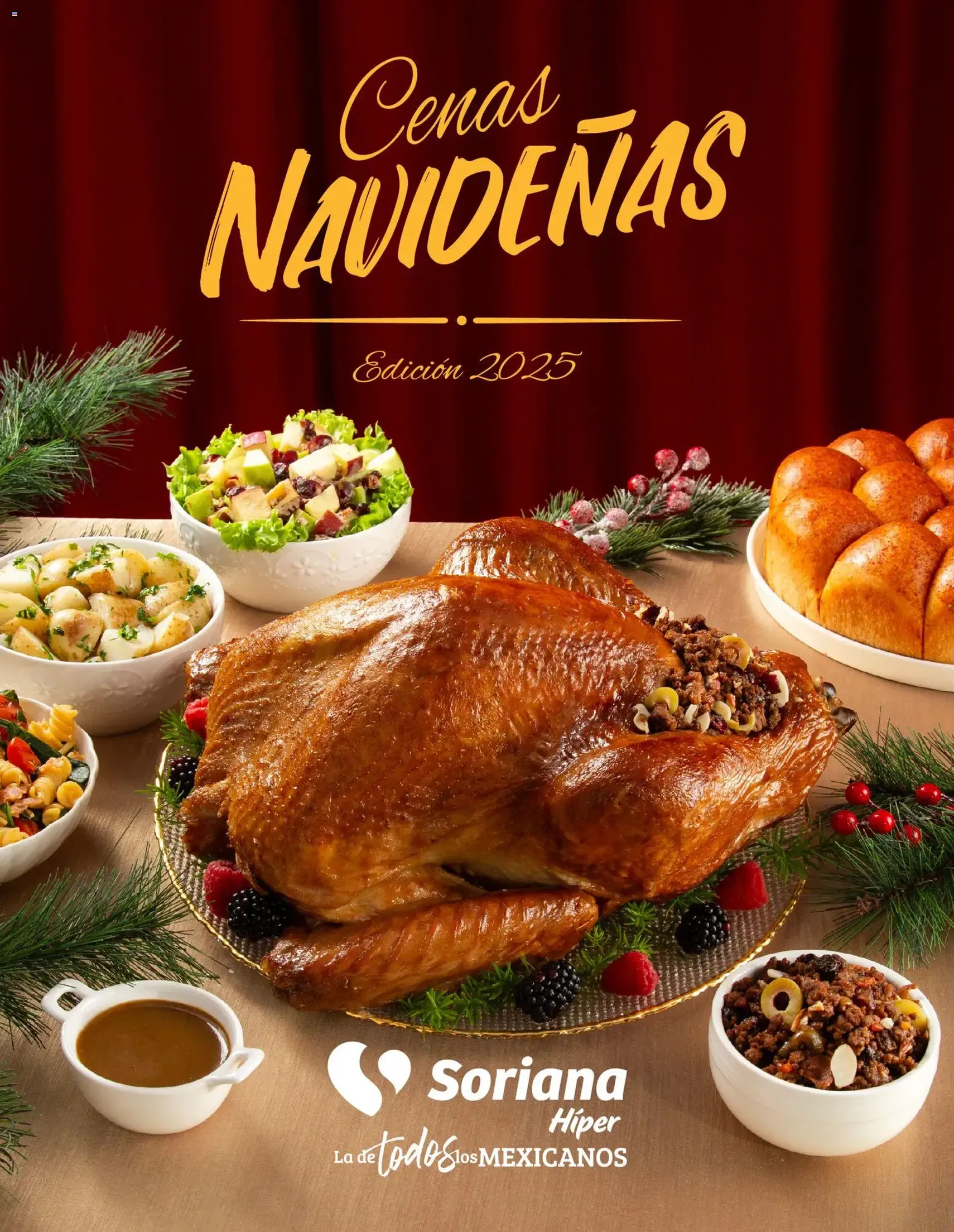 Soriana - Cenas Navideñas Híper Nacional - folleto válido desde 05/12/2025 página 1 de 28
