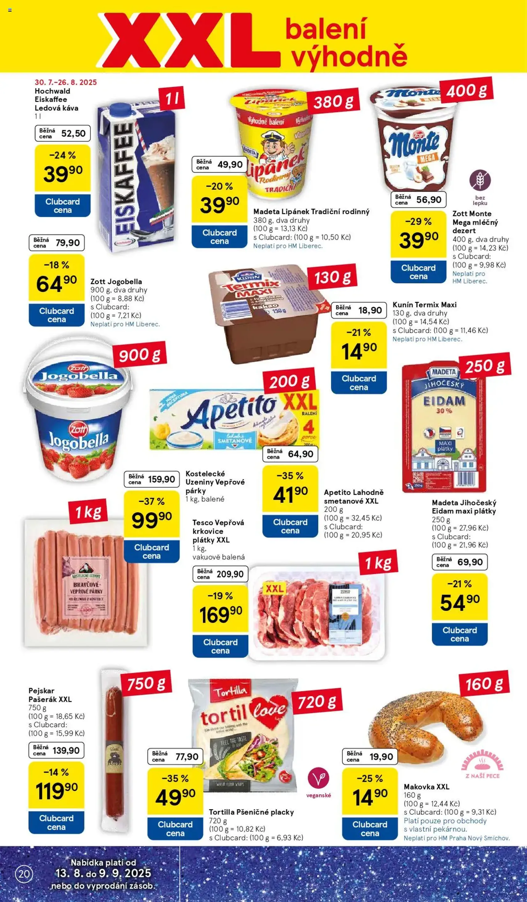 Tesco leták - Hypermarket - platný leták od 20.08.2025 strana 20 z 34 Tesco leták - Hypermarket - platný leták od 20.08.2025 strana 20 z 34