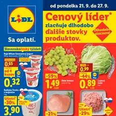 Lidl leták - náhľad letáku platný od 21.09.2026